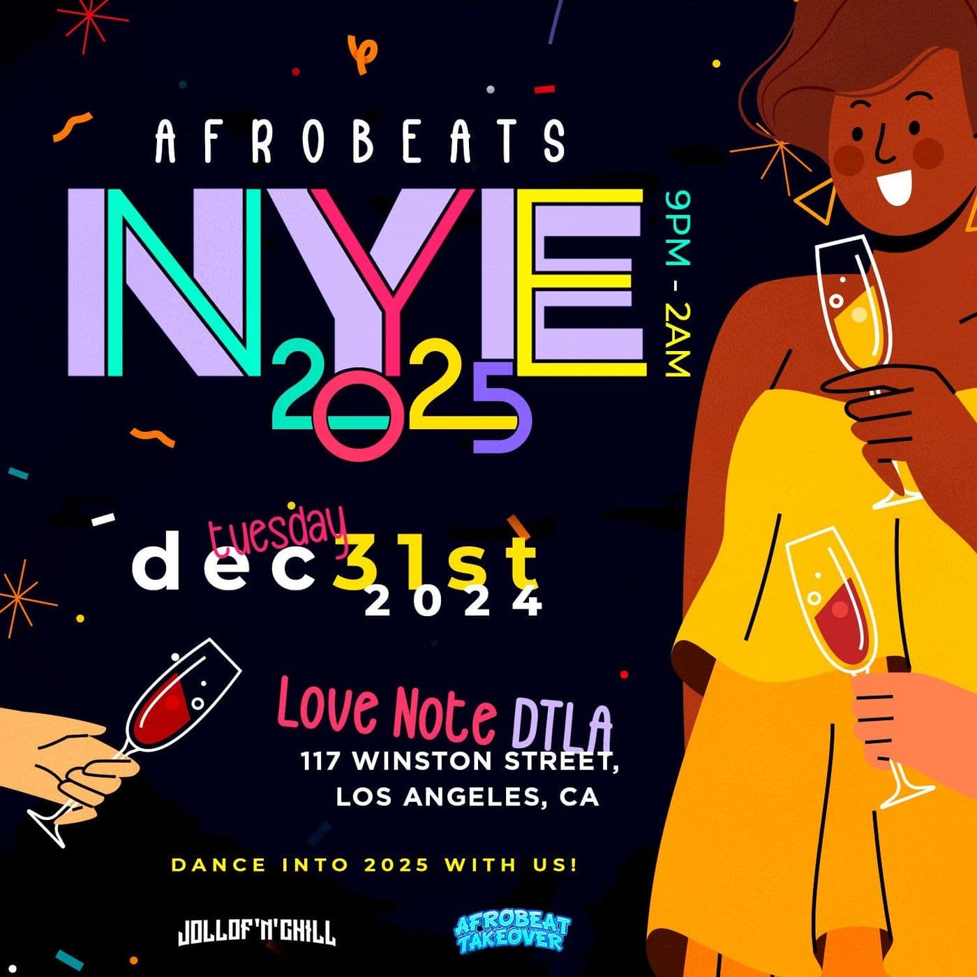 Afrobeats NYE 2025 event image