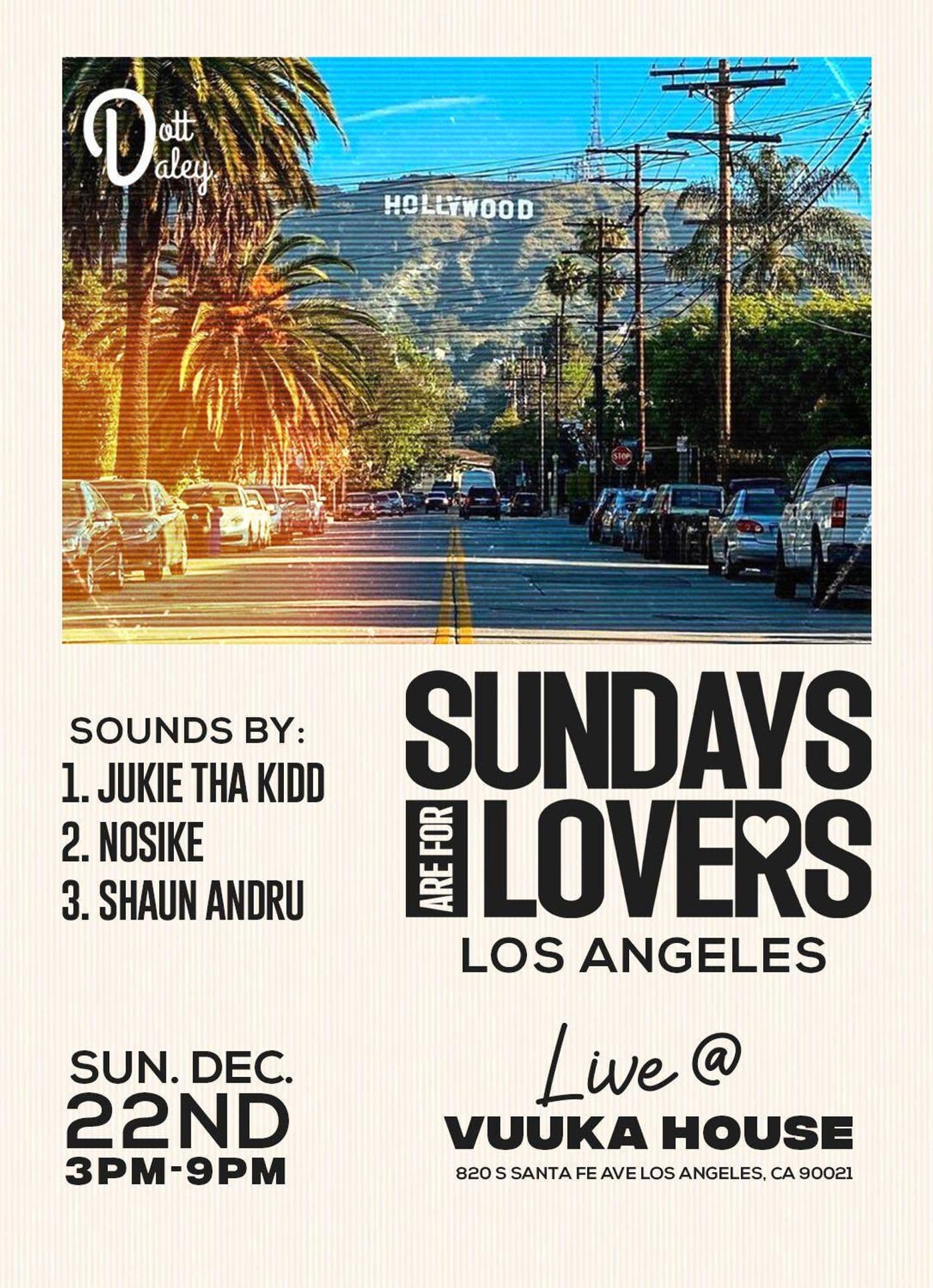 SUNDAYS ARE FOR LOVERS LA event image