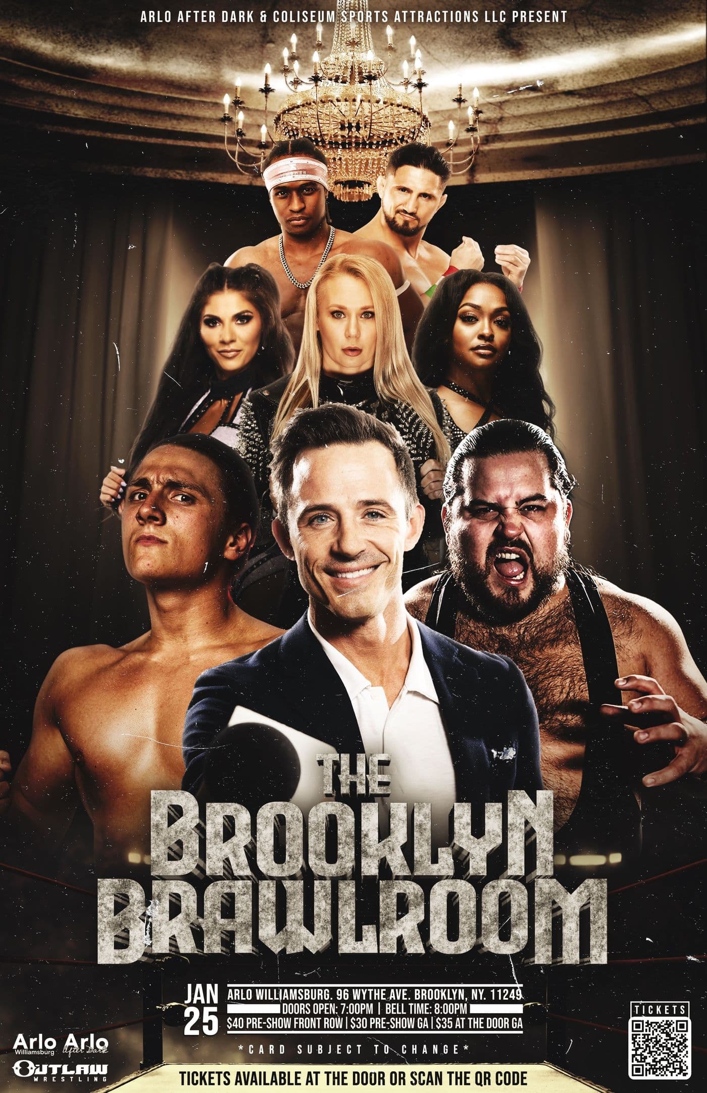 Arlo After Dark & Coliseum Sports Attractions LLC Presents  : The Brooklyn Brawlroom event image