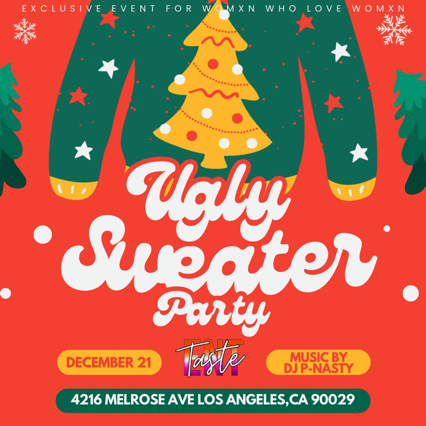 All Girl Ugly Christmas Sweater Party event image
