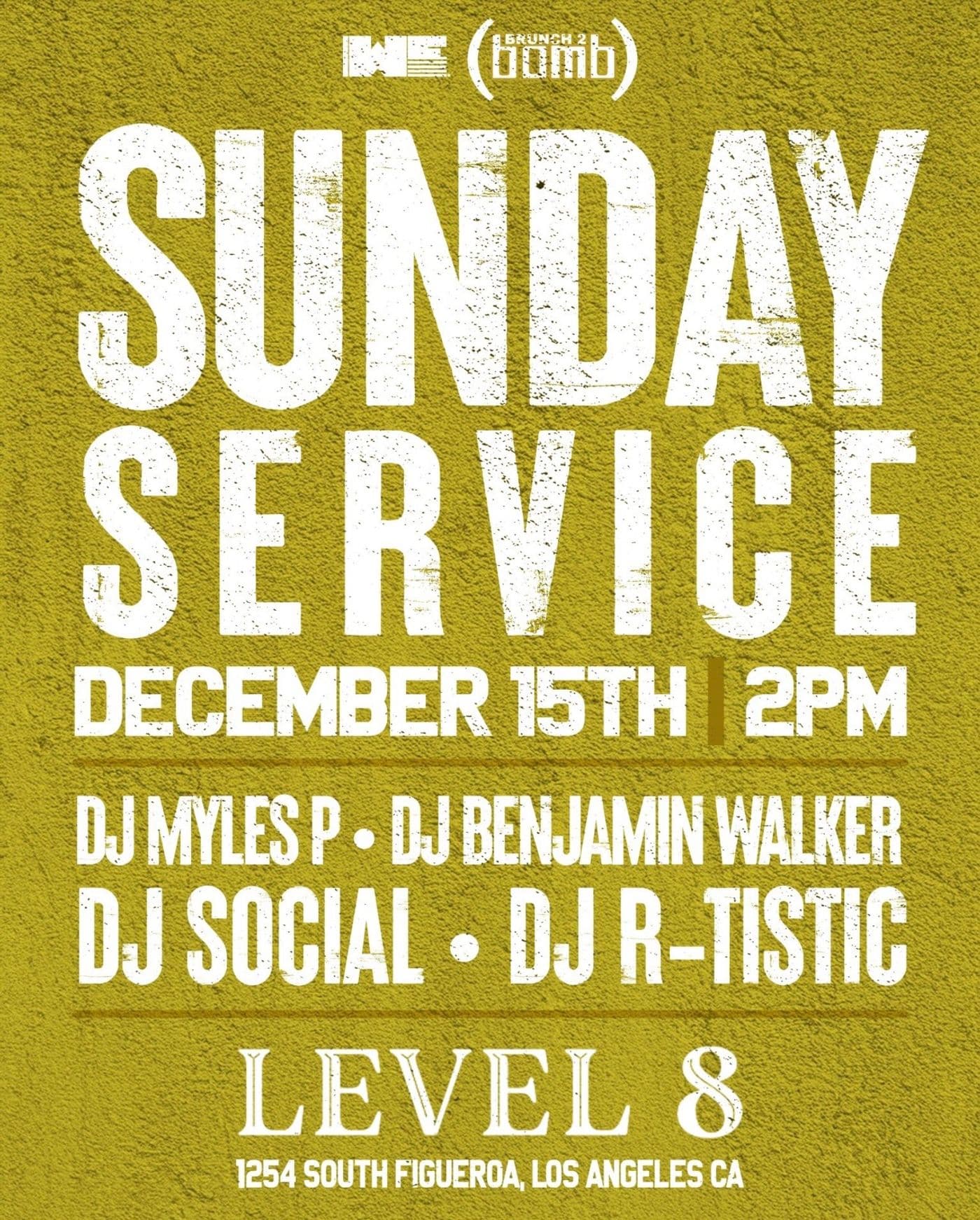 SUNDAY SERVICE (from the creators of Brunch 2 Bomb) event image