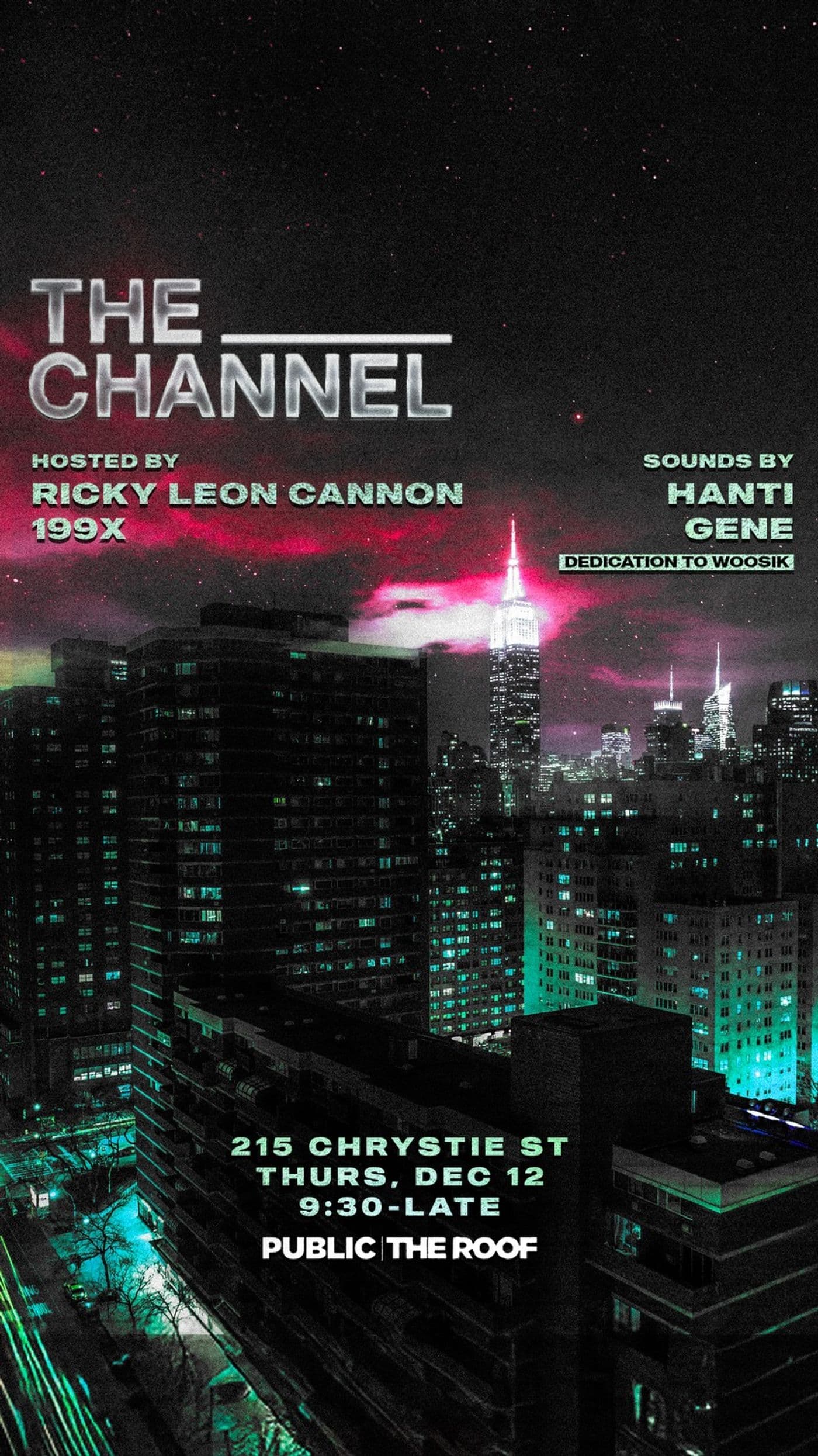 THE CHANNEL: Dedication to Woosik event image