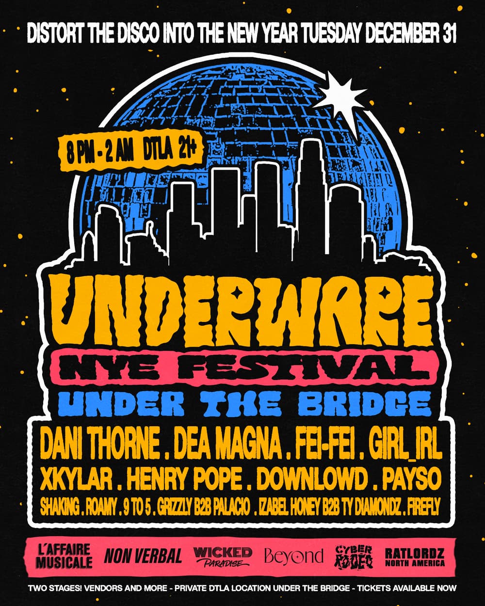 UNDERWAR3 NYE FESTIVAL event image