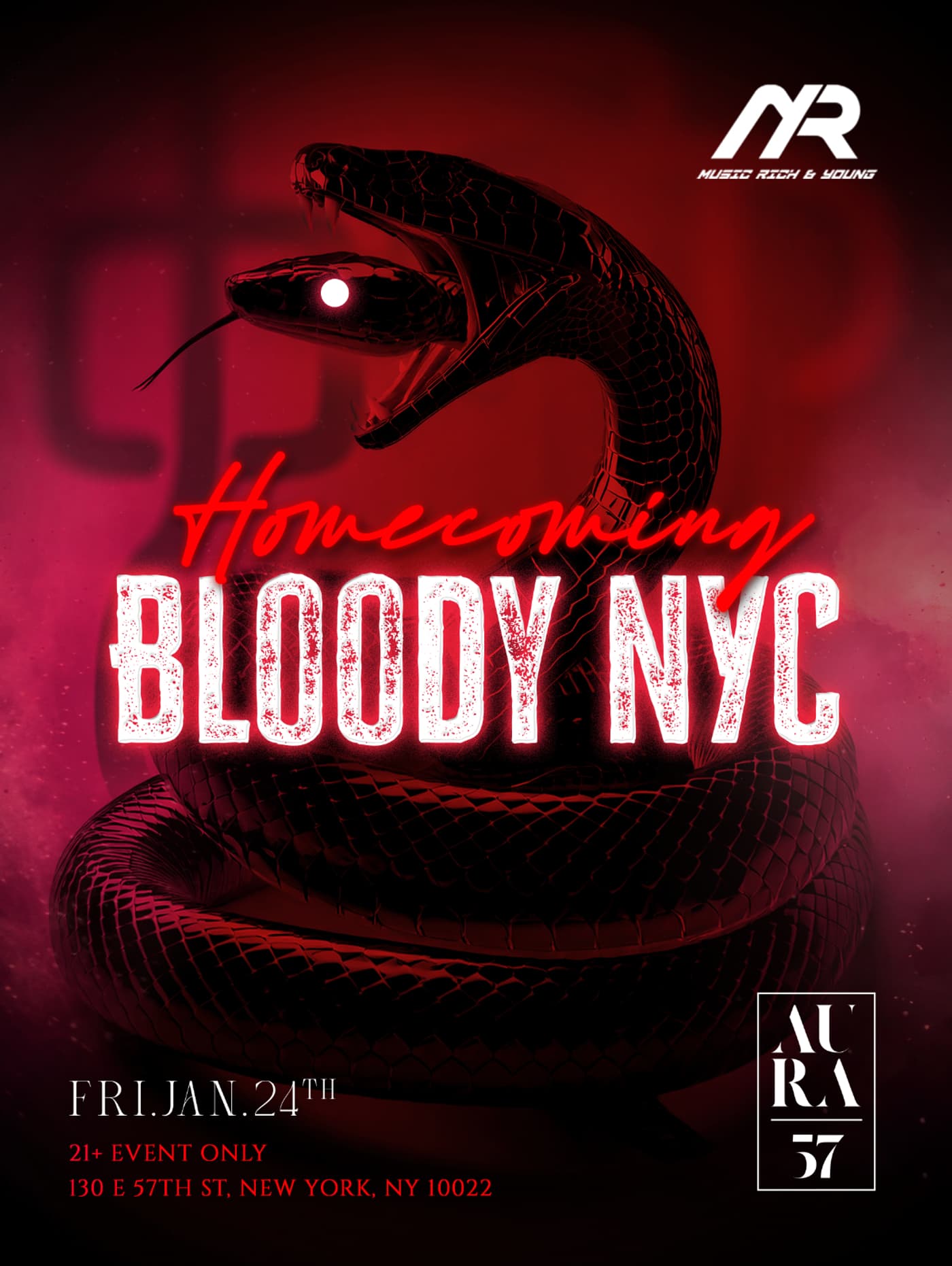 1.24 HOMECOMING✖️BLOODY NYC event image