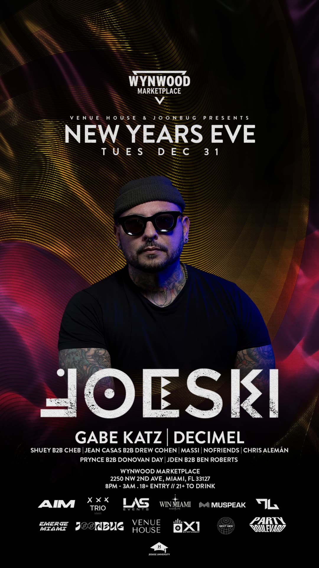 JOESKI & Friends MIAMI NYE event image