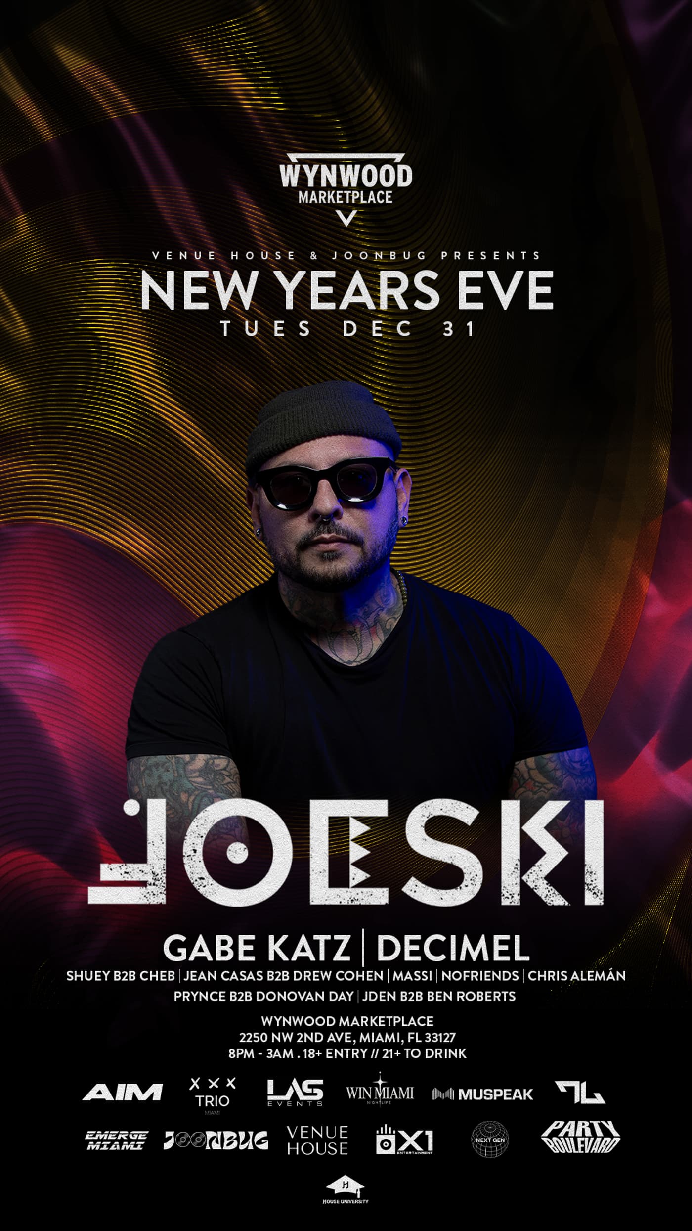 JOESKI & Friends MIAMI NYE event image