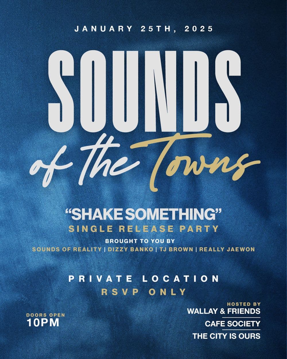 Sounds of the Towns: Shake Something Single Release Party event image