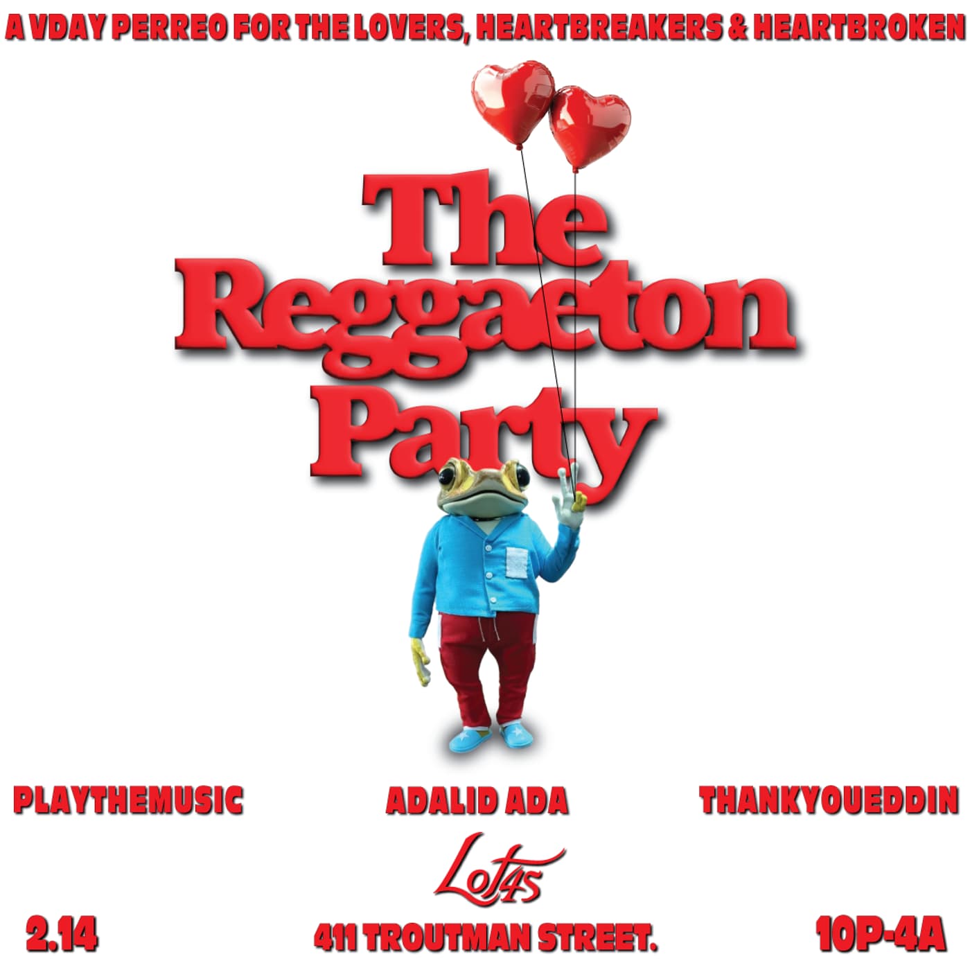 The Reggaeton Party Valentines Day event image