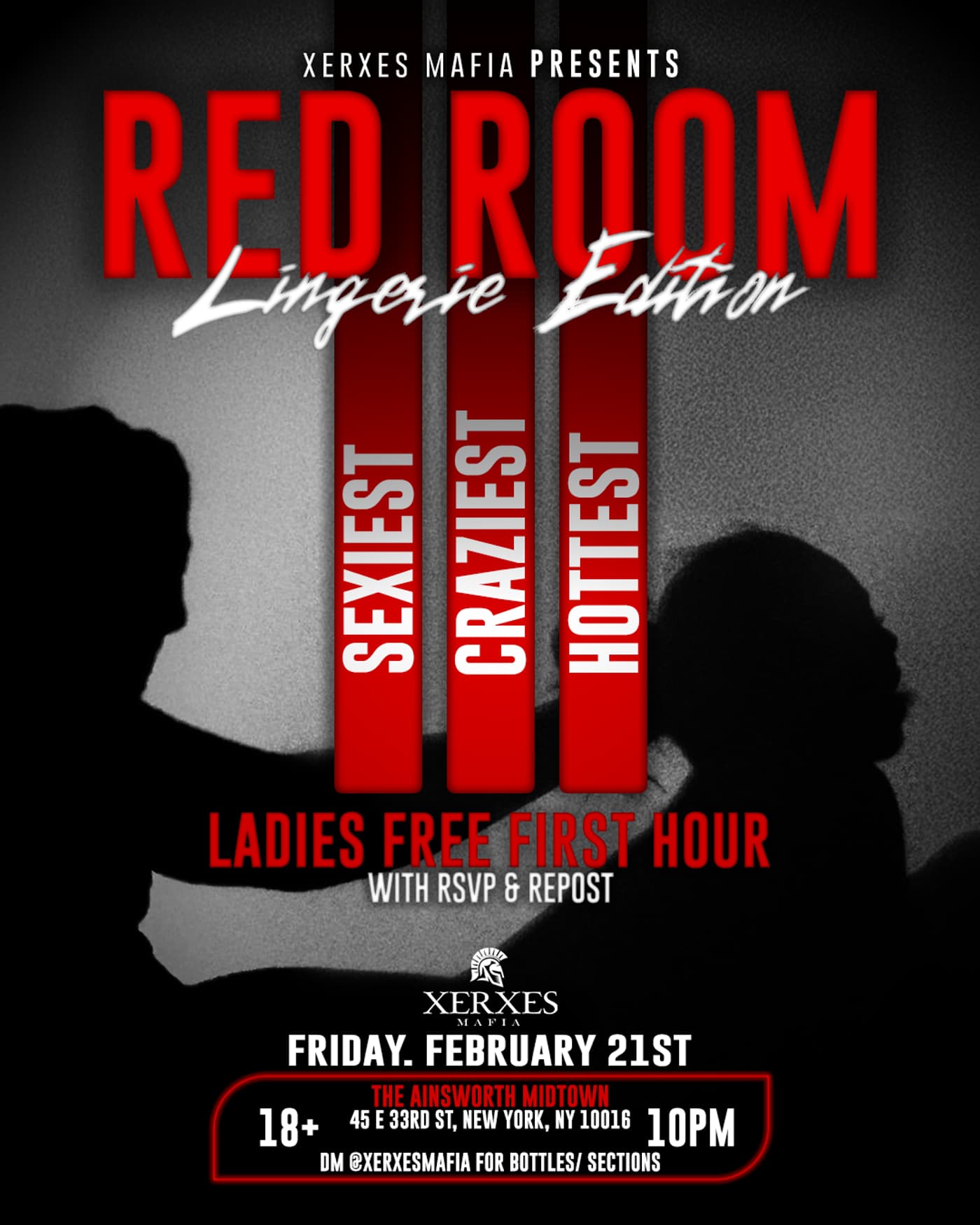 XERXES: RED ROOM (18+)🪩👠💋 event image