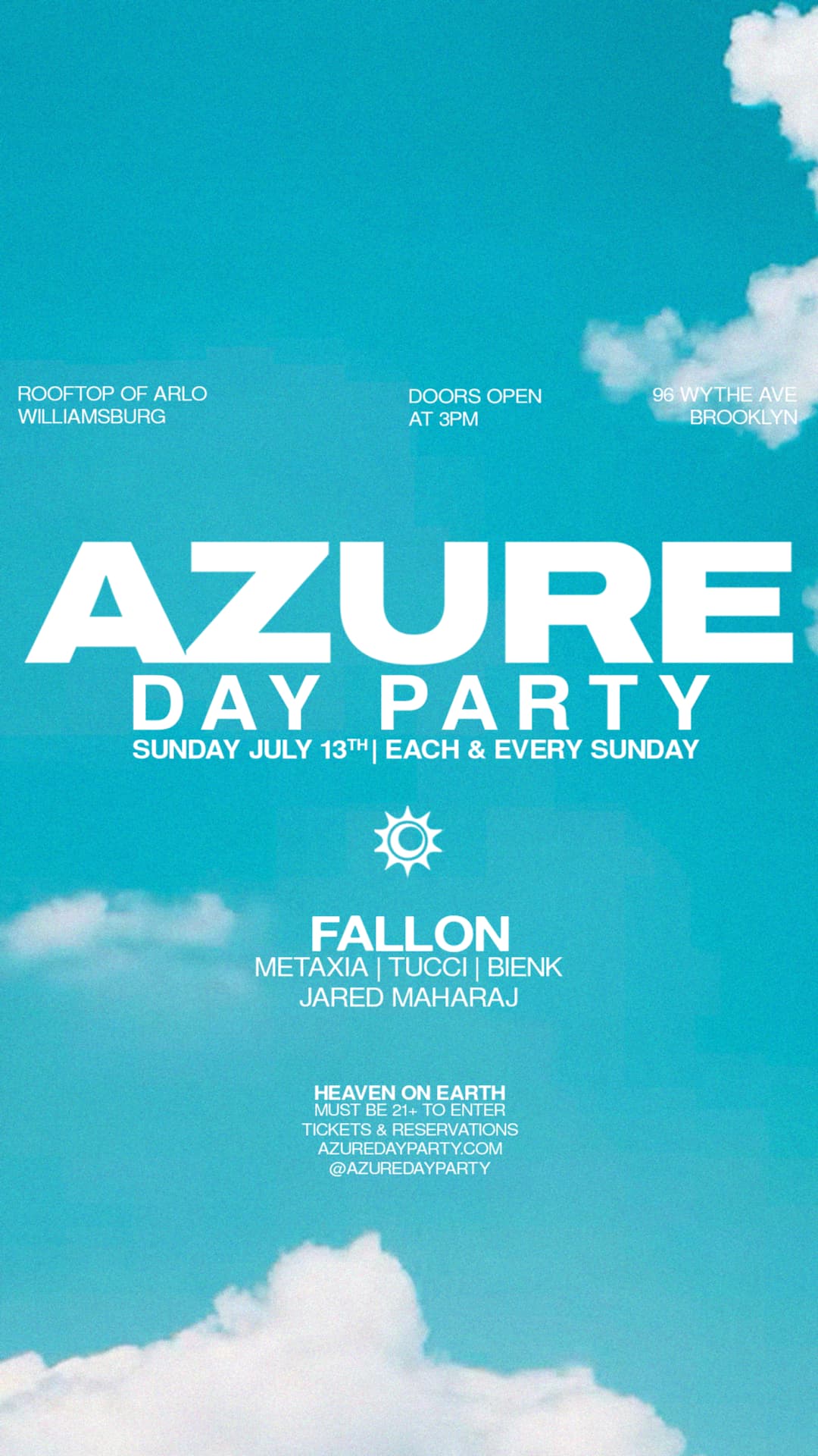 Azure Day Party July 13 event image