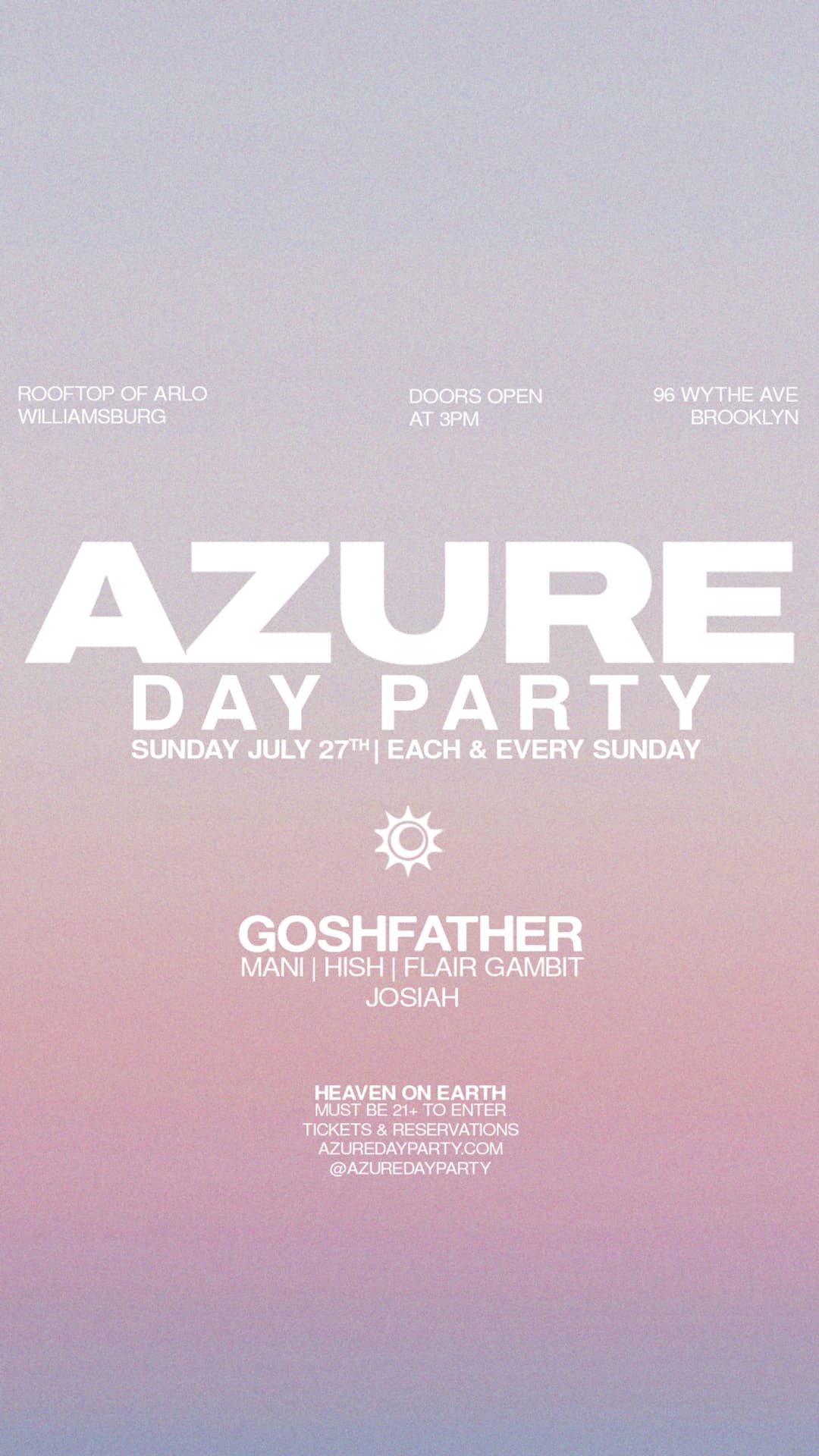 Azure Day Party July 27 event image