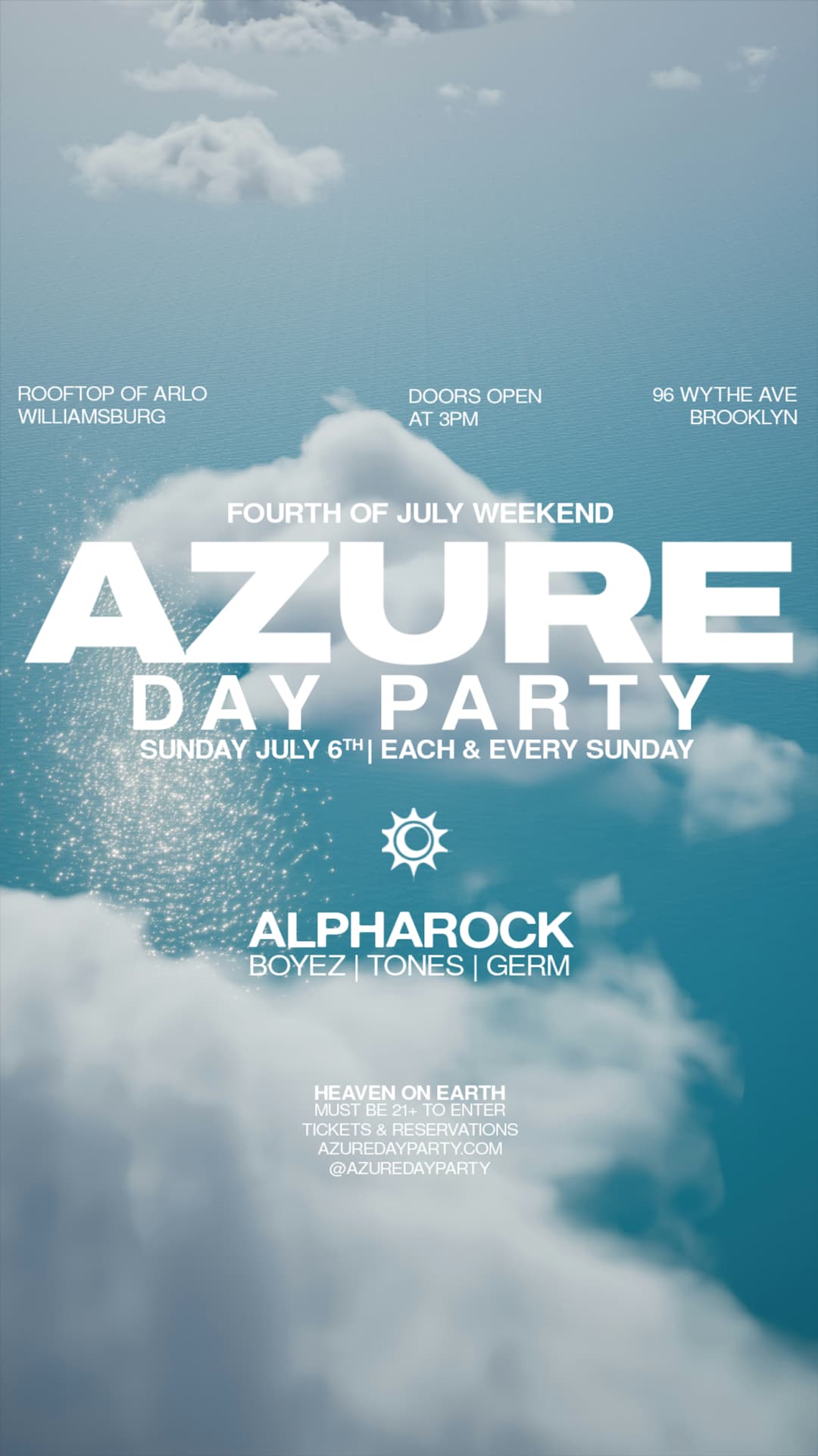 Azure Day Party July 6th (Independence Day Weekend) event image