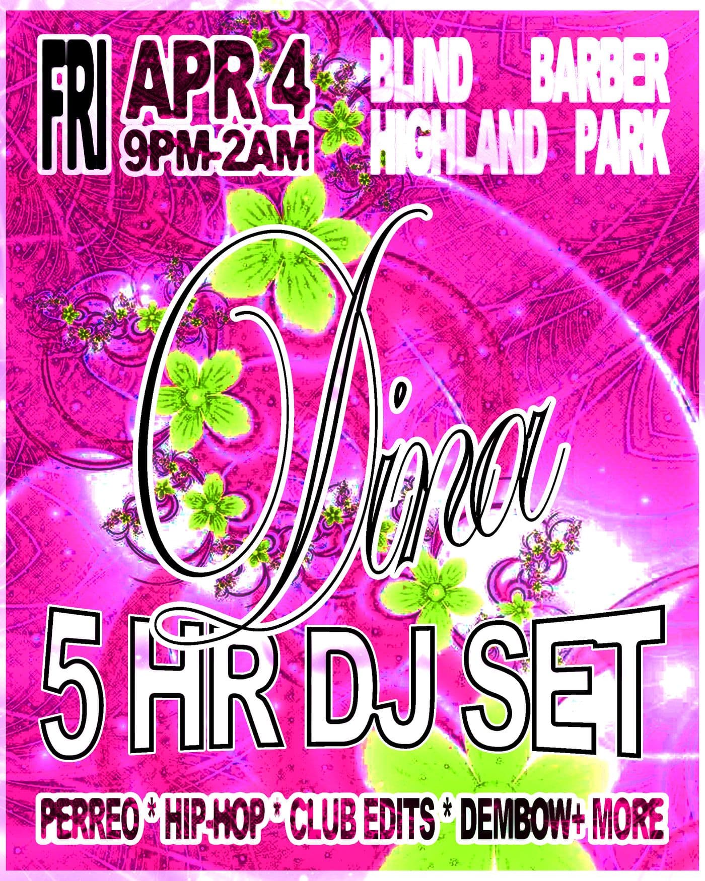 DINA 5 HR DJ SET event image