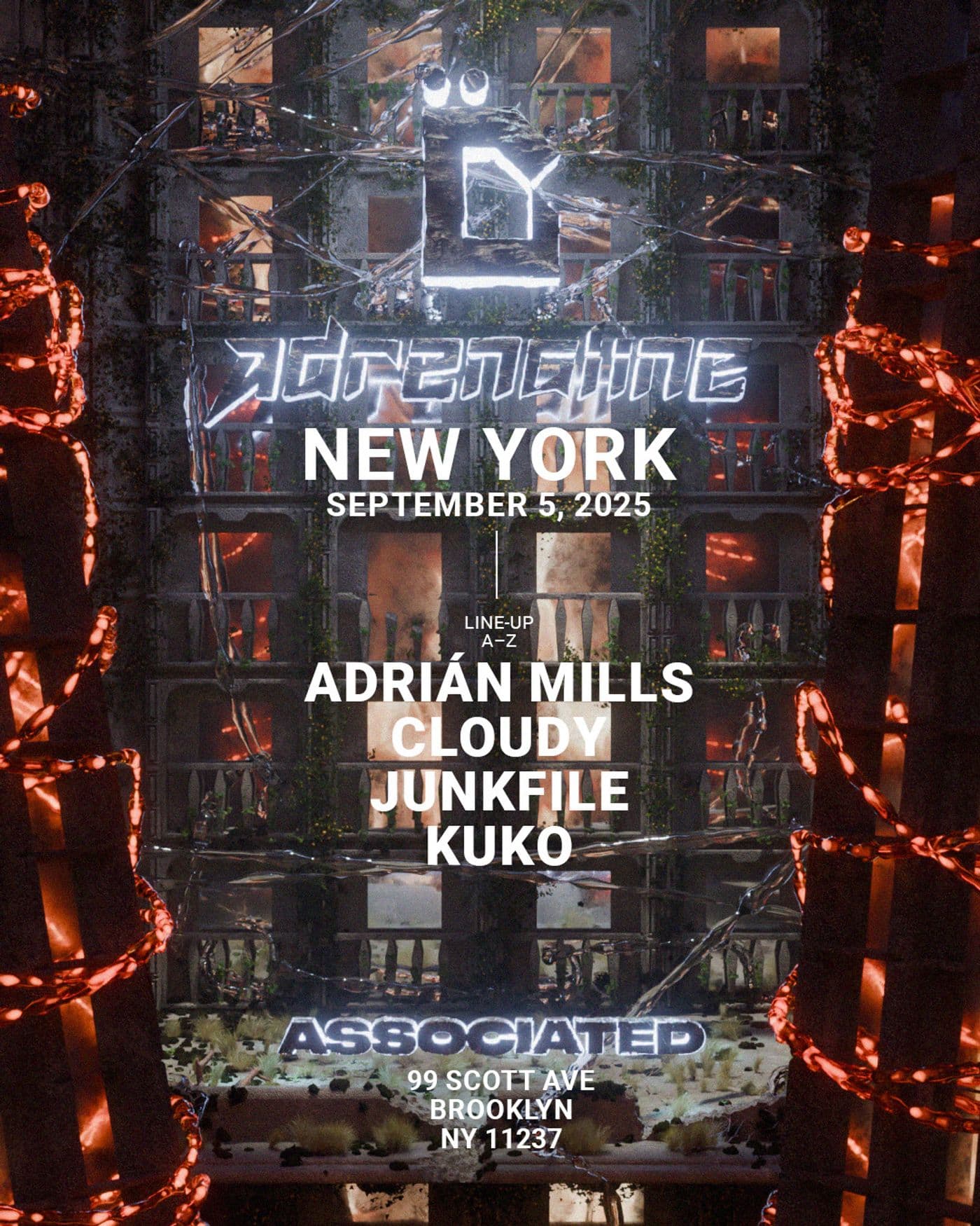 AGAPE PRESENTS : Adrenaline Showcase - CLOUDY,  KUKO & ADRIÁN MILLS event image