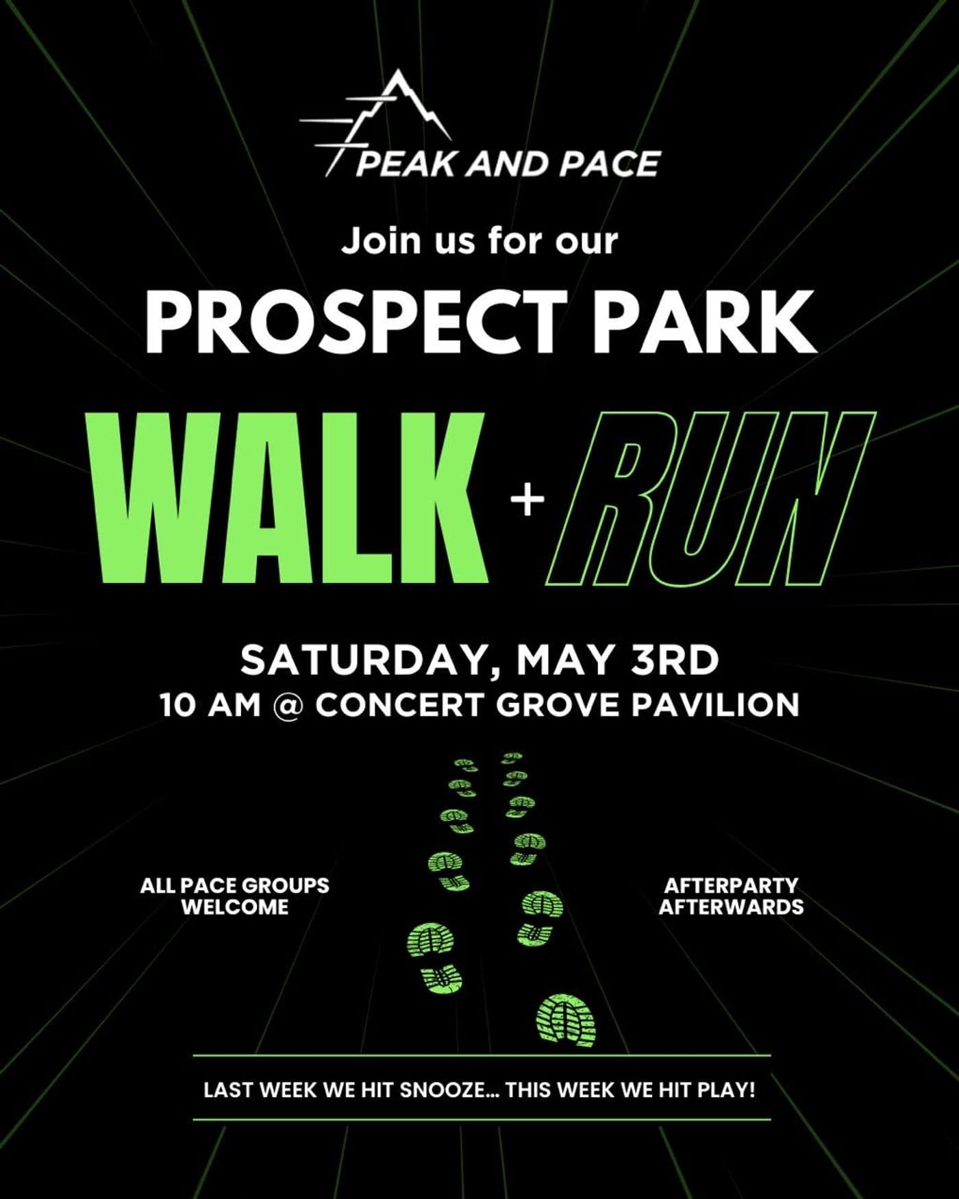 Peak And Pace - Walk | Run + Social! event image