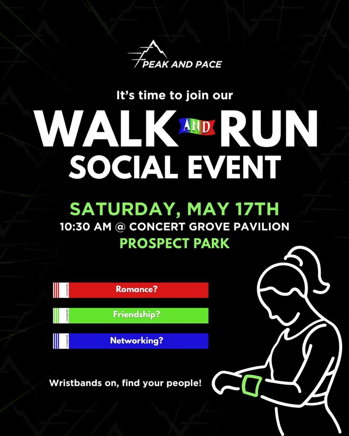Peak And Pace - Social Event Walk & Run event image