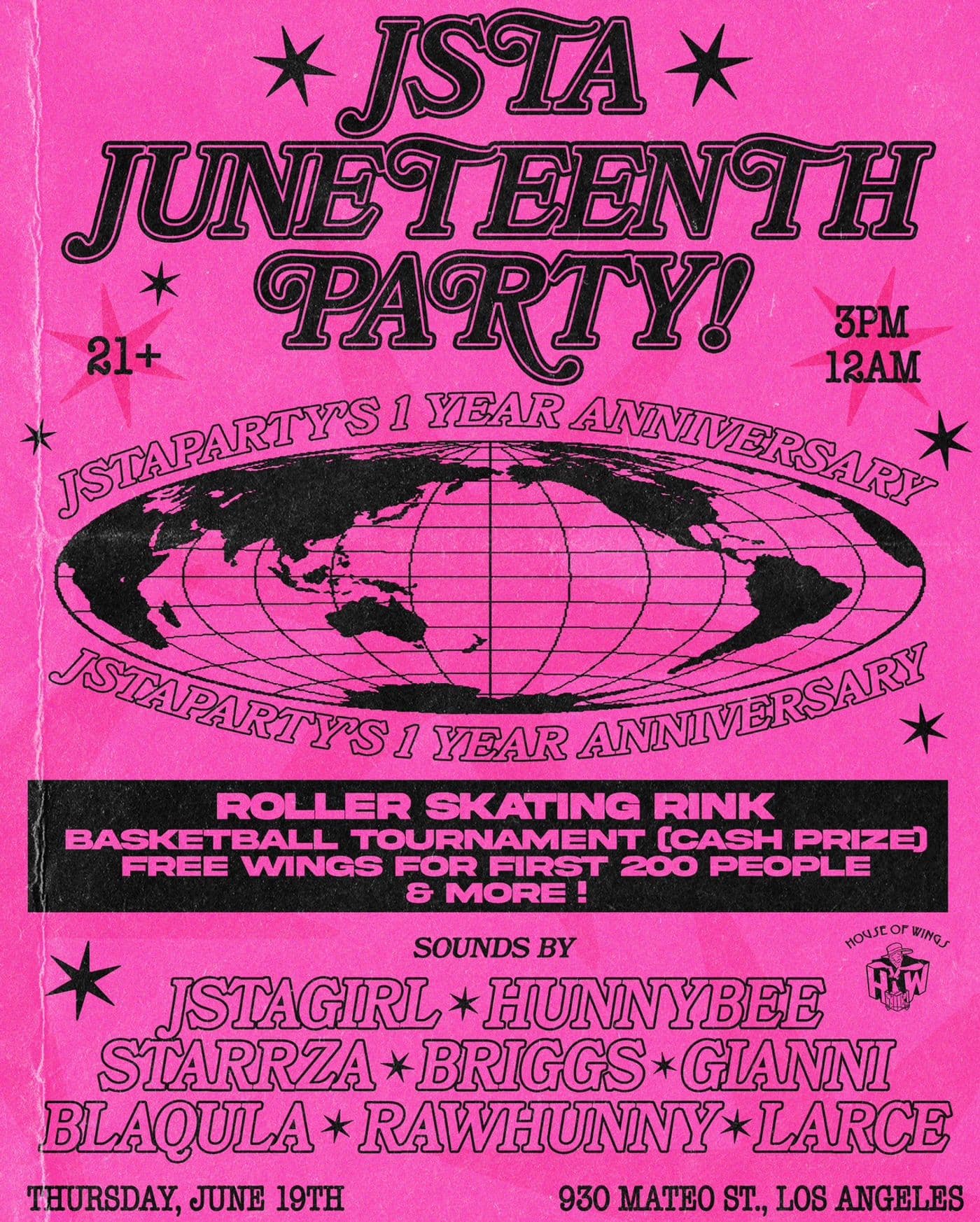 JSTAJUNETEENTH PARTY event image