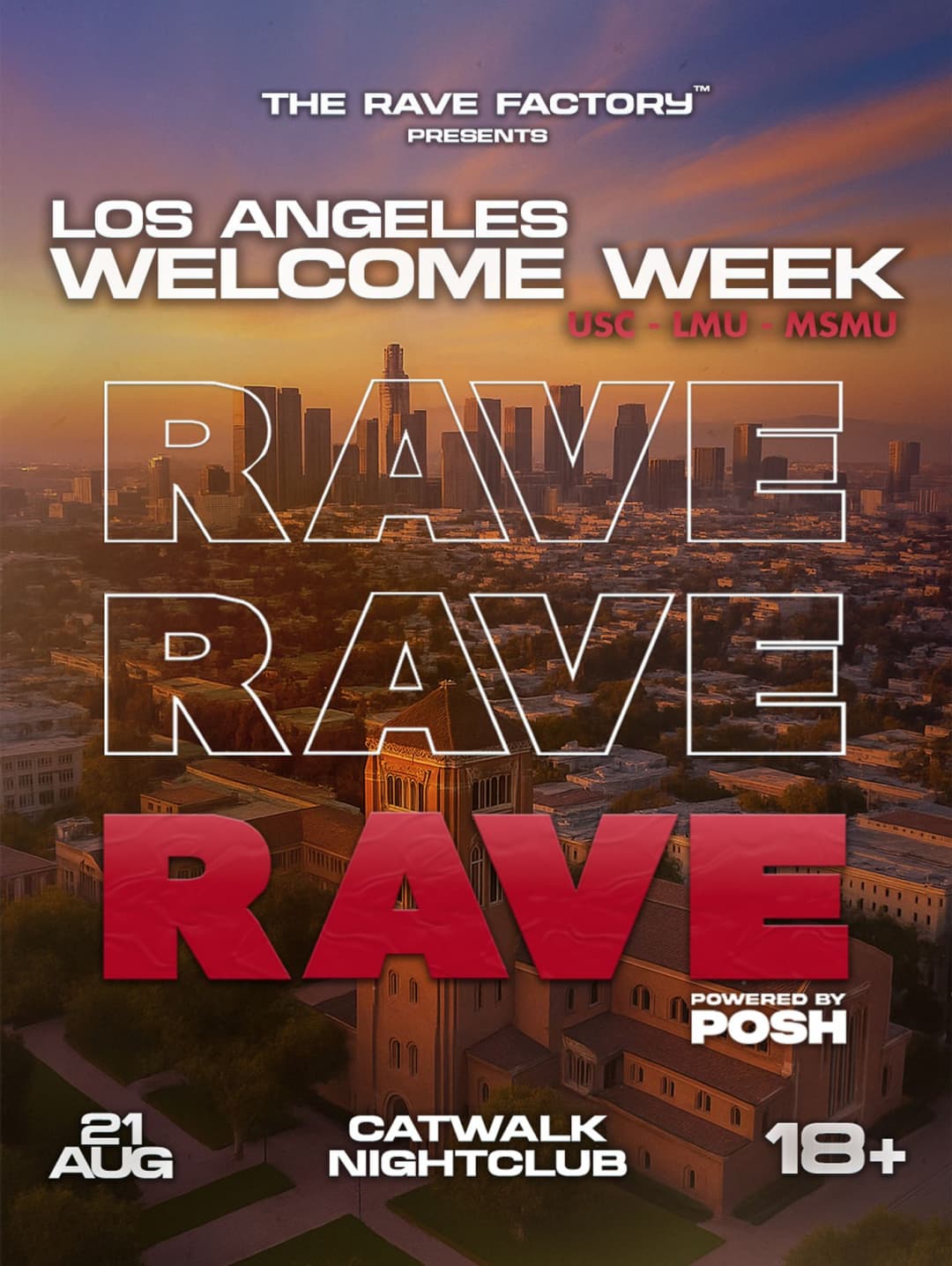 LA Welcome Week Rave (RSVP Only) event image