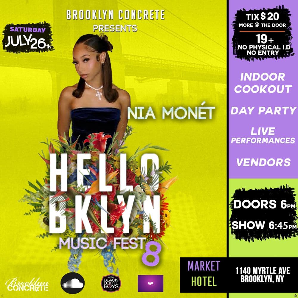 Nia Monét Live at Hello BKLYN Music Fest 8 event image