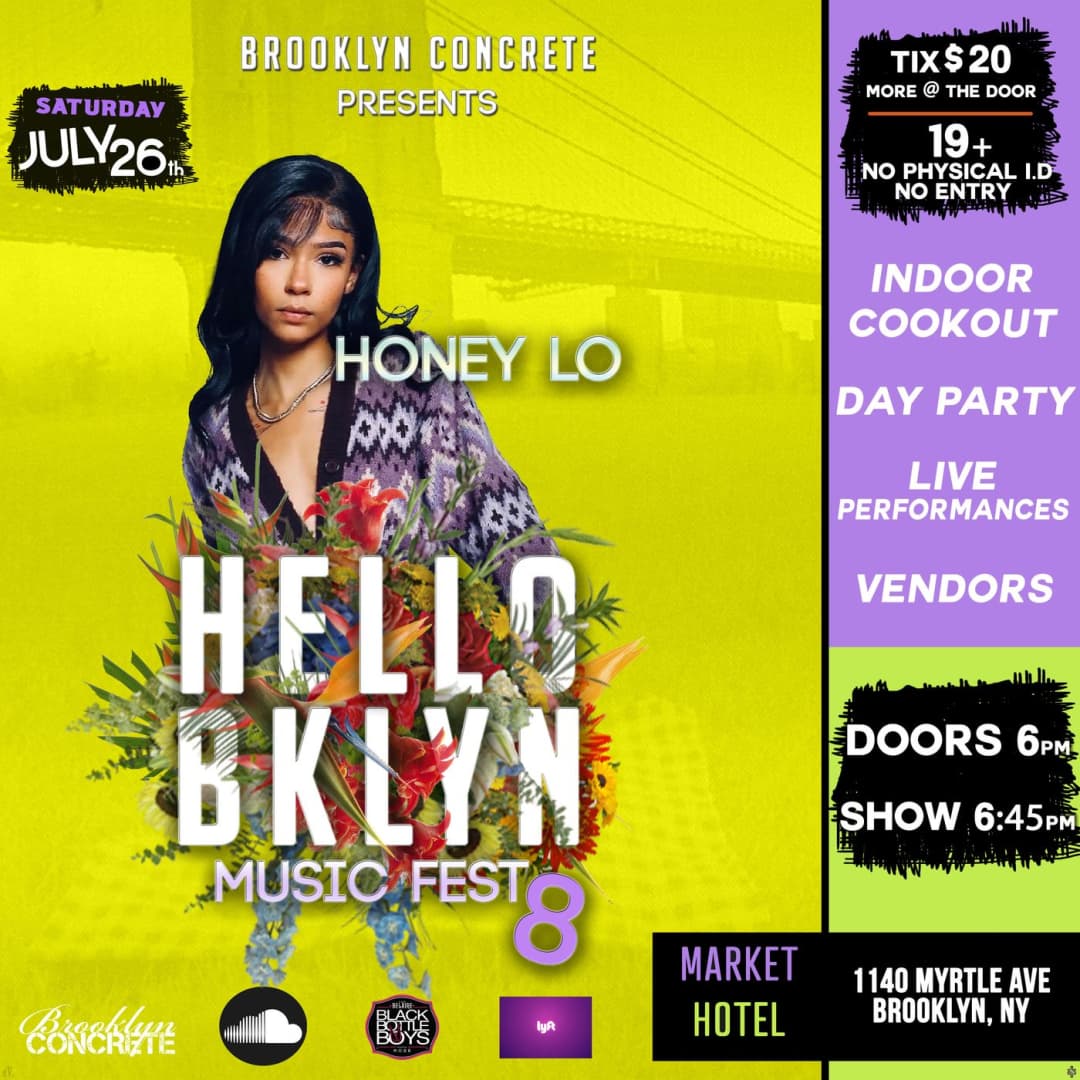 HONEY LO Live at Hello BKLYN Music Fest 8 event image
