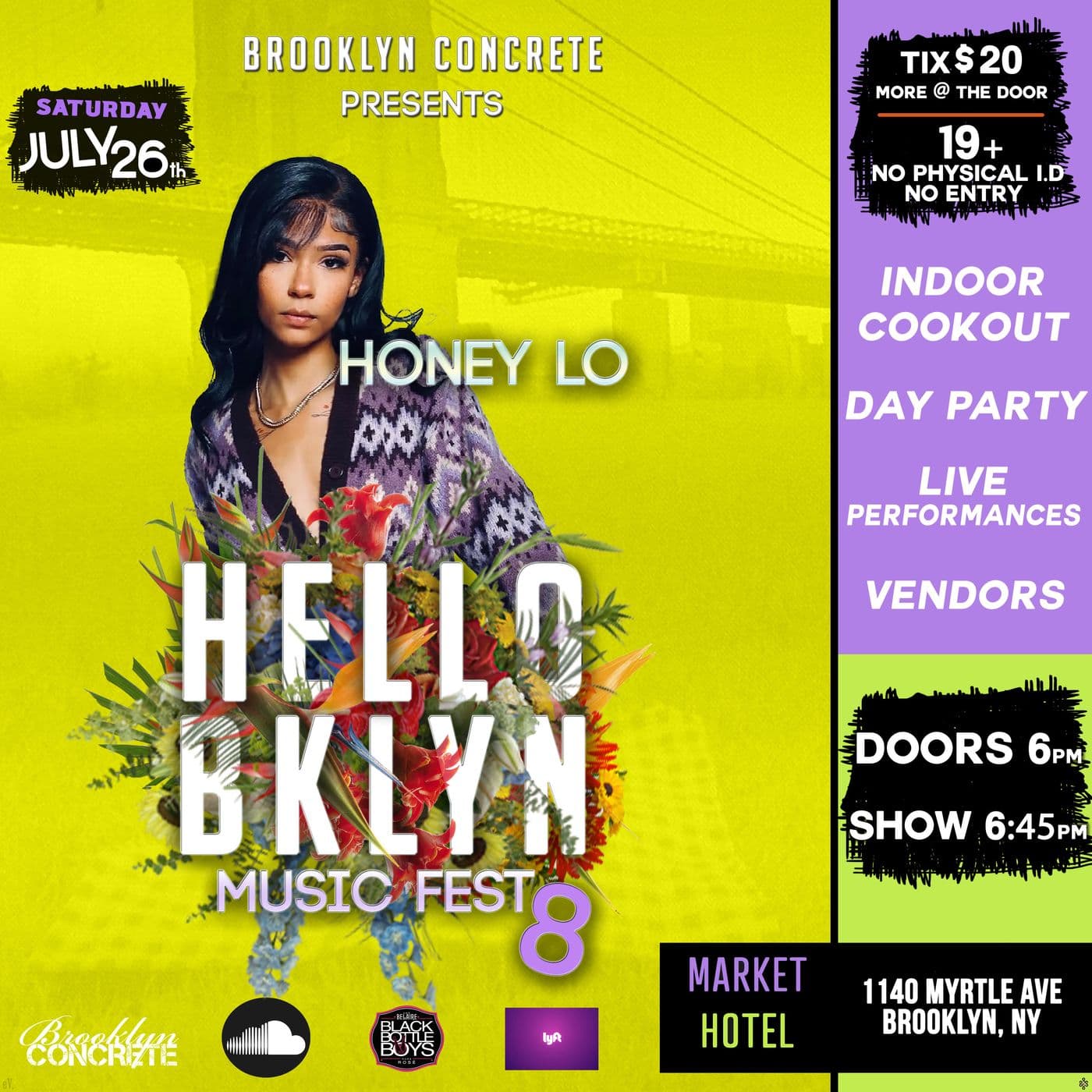 HONEY LO Live at Hello BKLYN Music Fest 8 event image