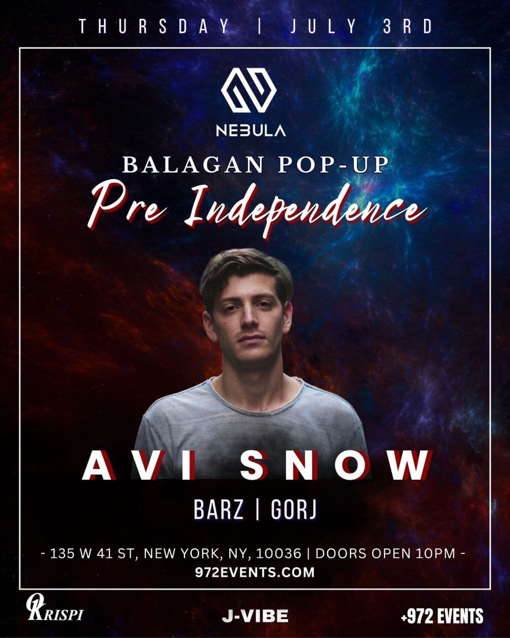 Balagan PopUp - Pre July 4th Independence Party - Thursday July 3rd @ NEBULA NYC event image