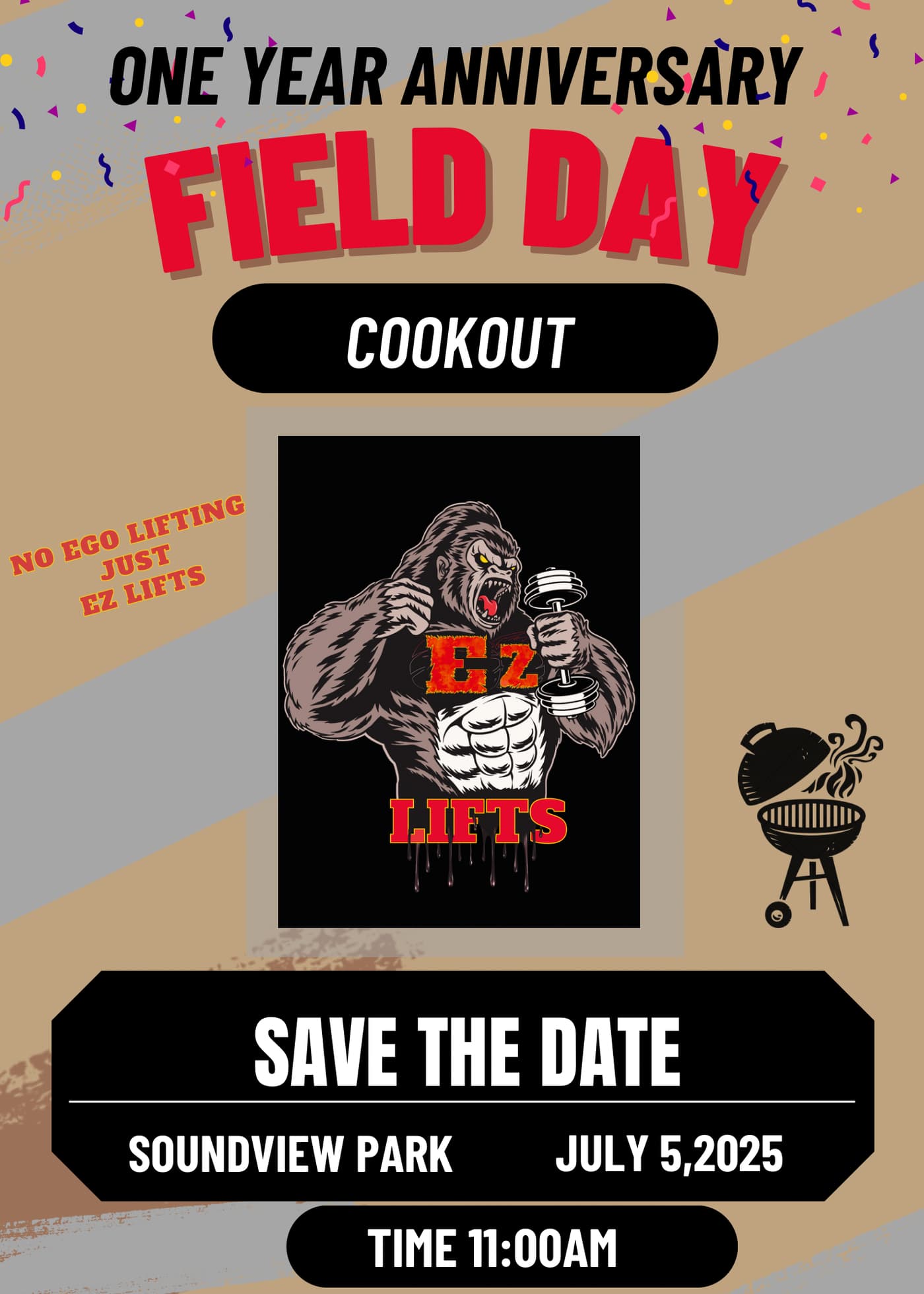 EZ Lifts One Year Anniversay 🦍🥳 event image