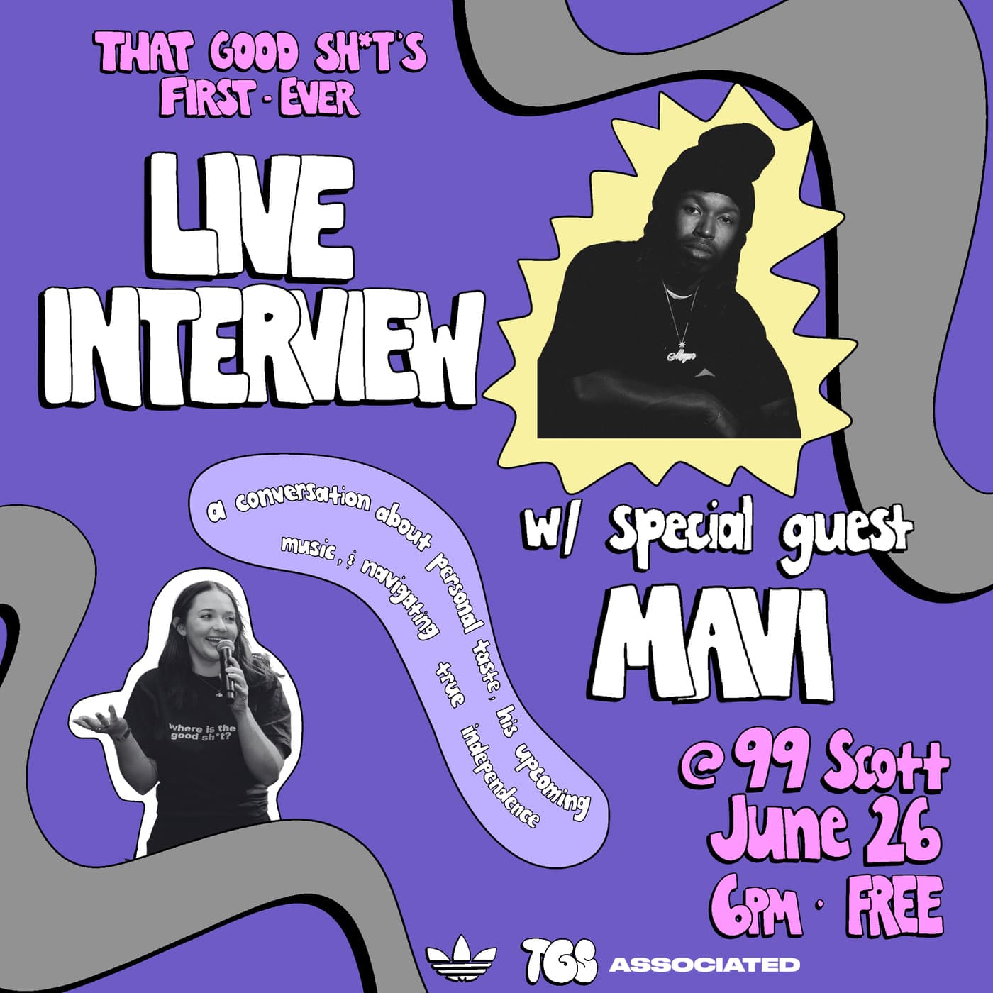 TGS x Adidas Originals Live Interview w/ MAVI event image