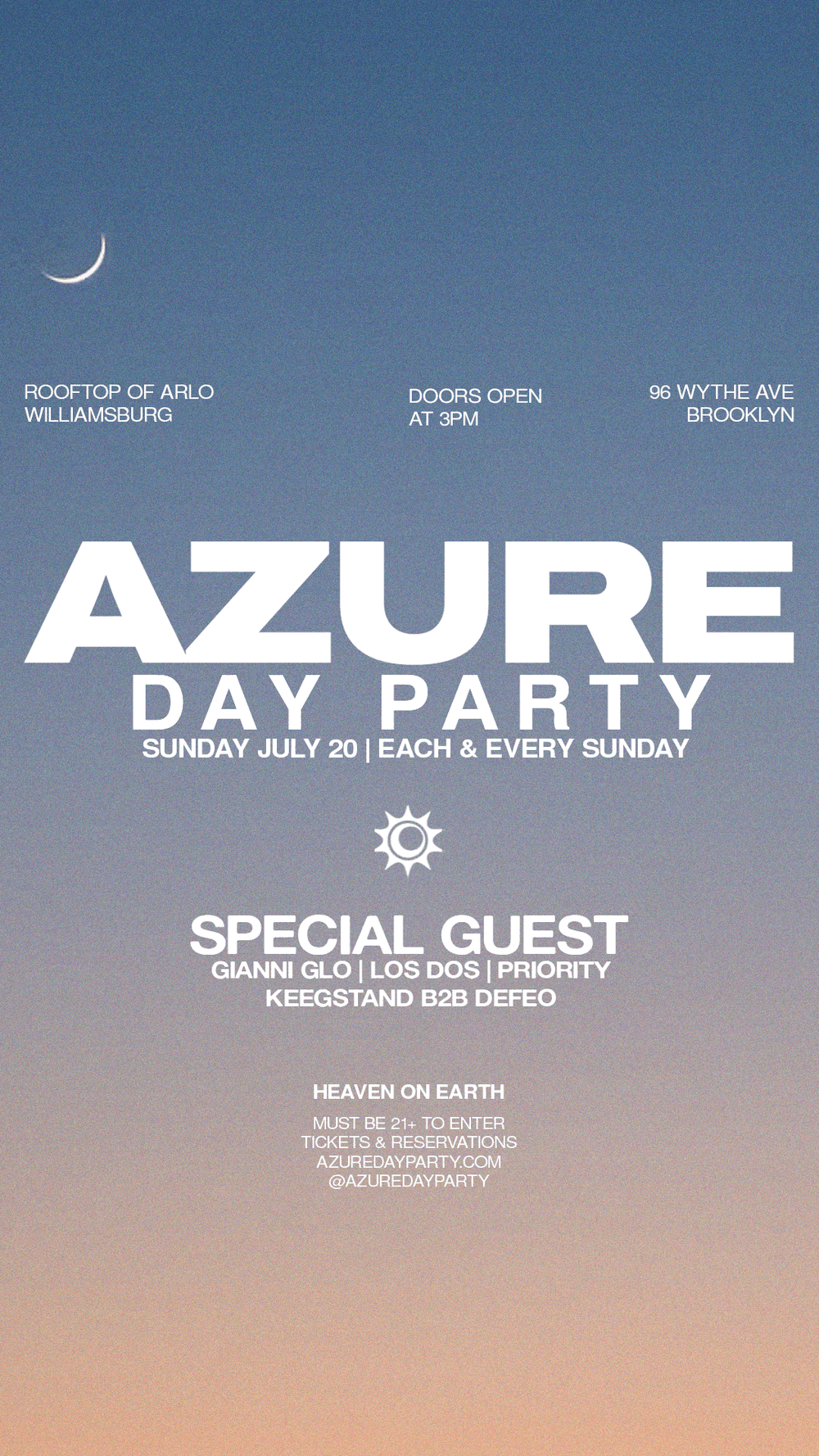 Azure Day Party July 20 event image