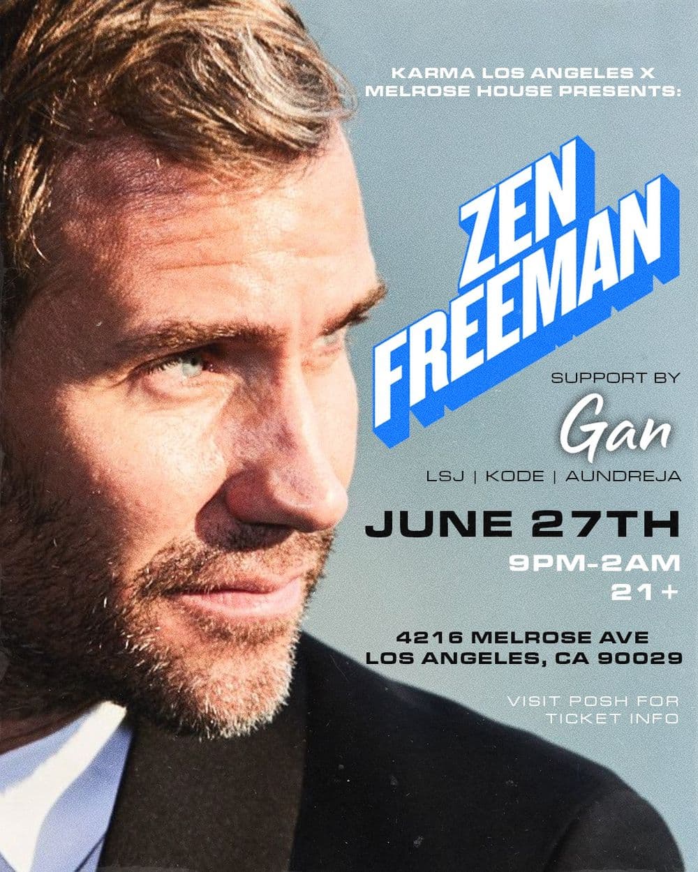 KARMA LOS ANGELES PRESENTS: ZEN FREEMAN event image