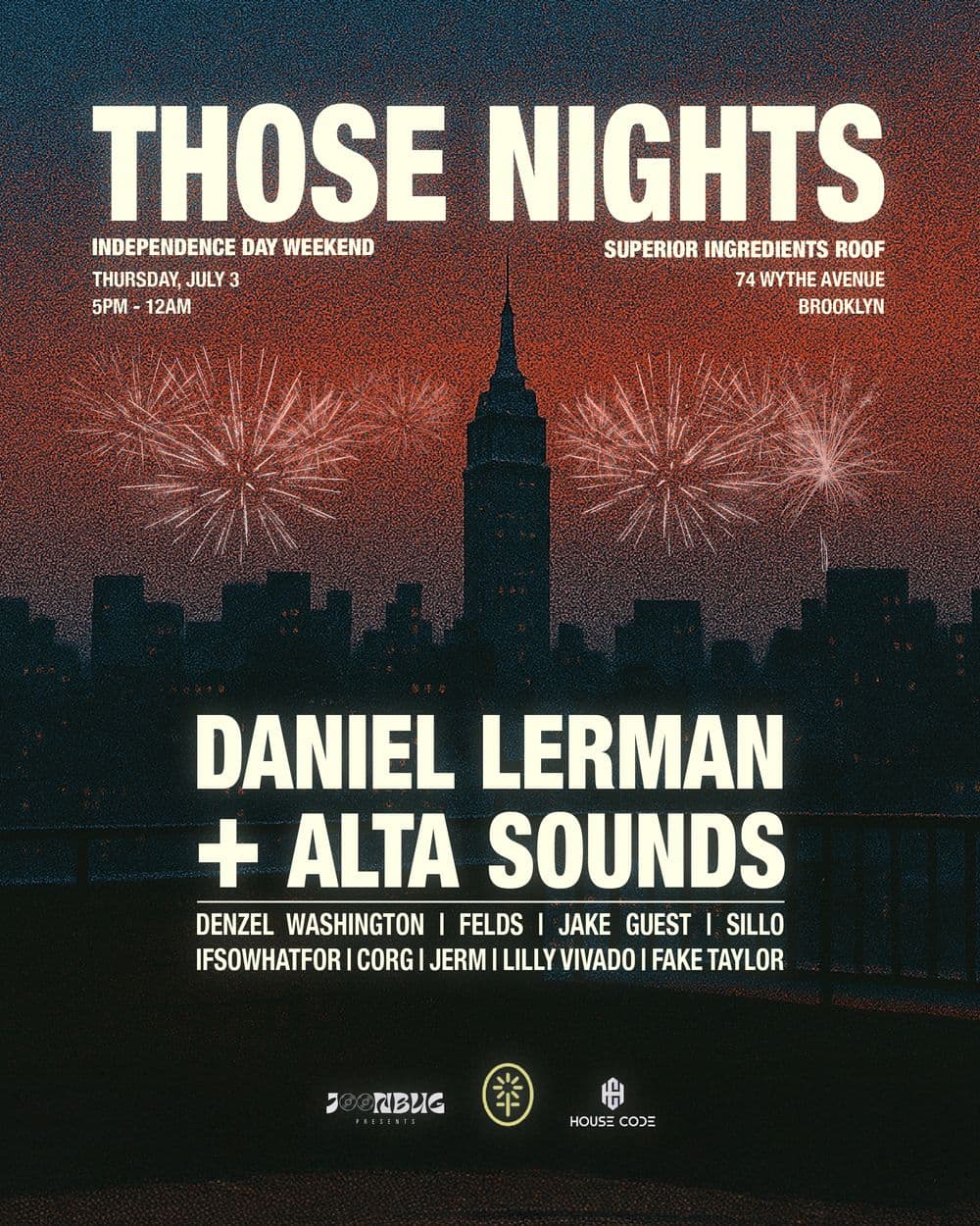 THOSE NIGHTS at Superior Ingredients event image