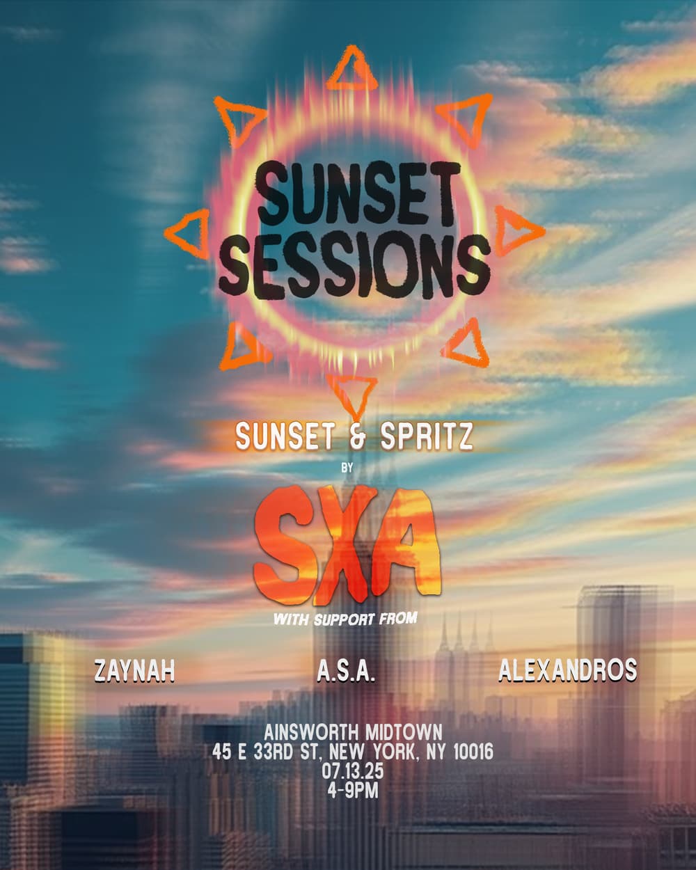 SXA SUNSET SESSIONS event image