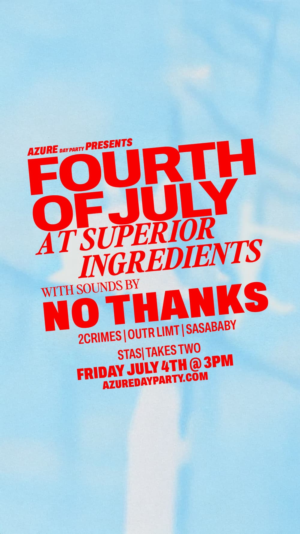 Azure 4th of July Pop Up @ SUPERIOR INGREDIENTS event image