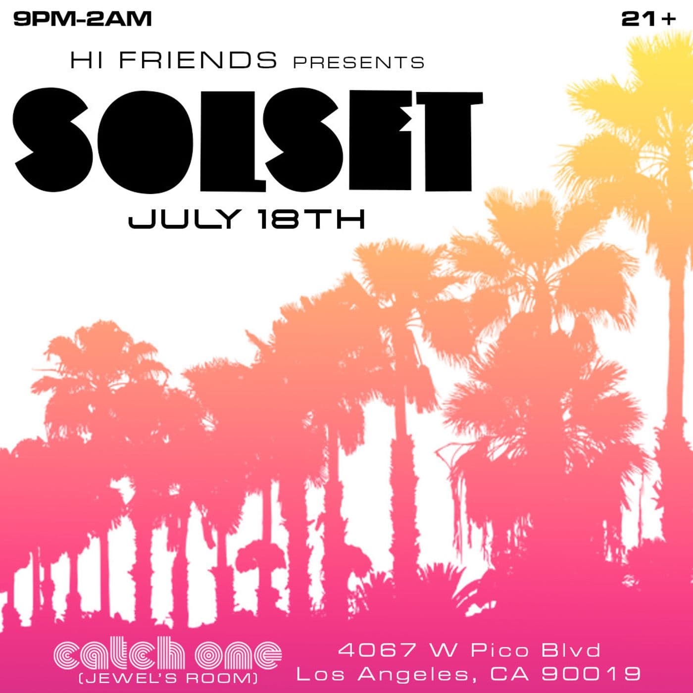 HI FRIENDS: SOLSET event image