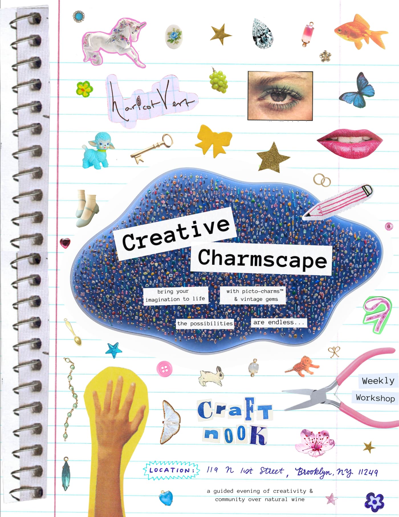 creative charmscape workshop: jewelry making event image
