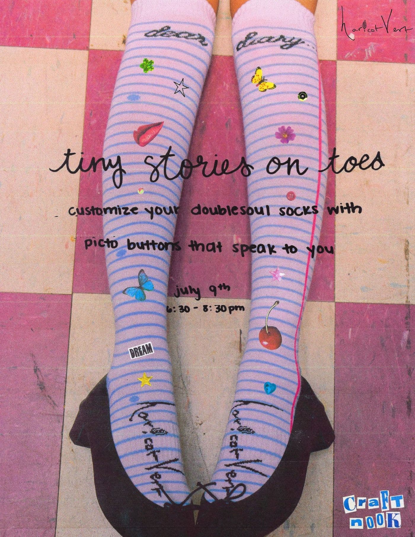 tiny stories on toes: doublesoul x haricot vert workshop event image