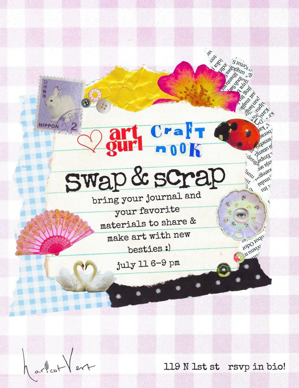 swap & scrap workshop w/ art gurl event image