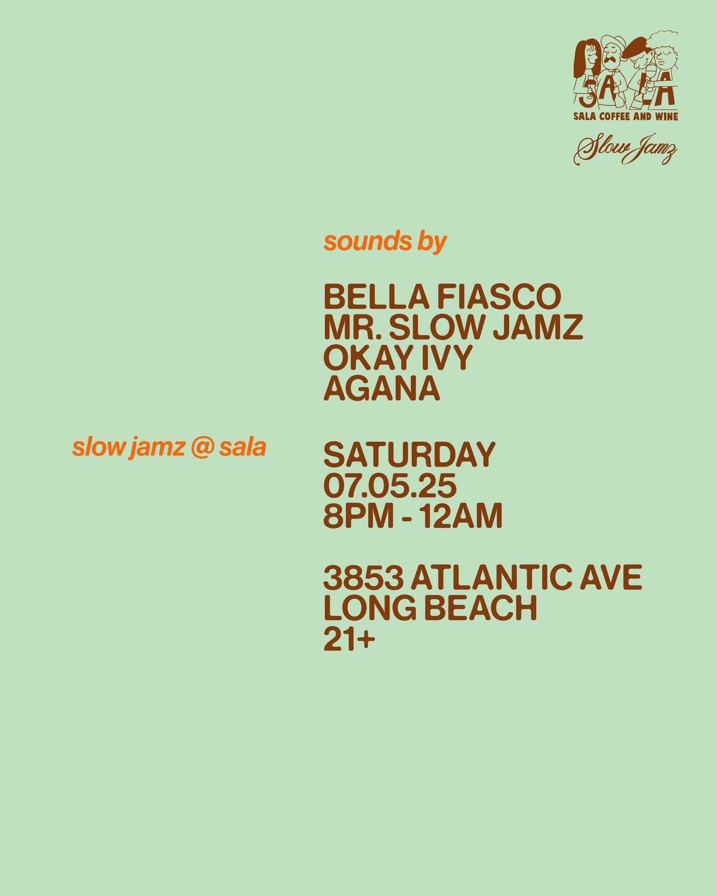 Slow Jamz @ SALA event image