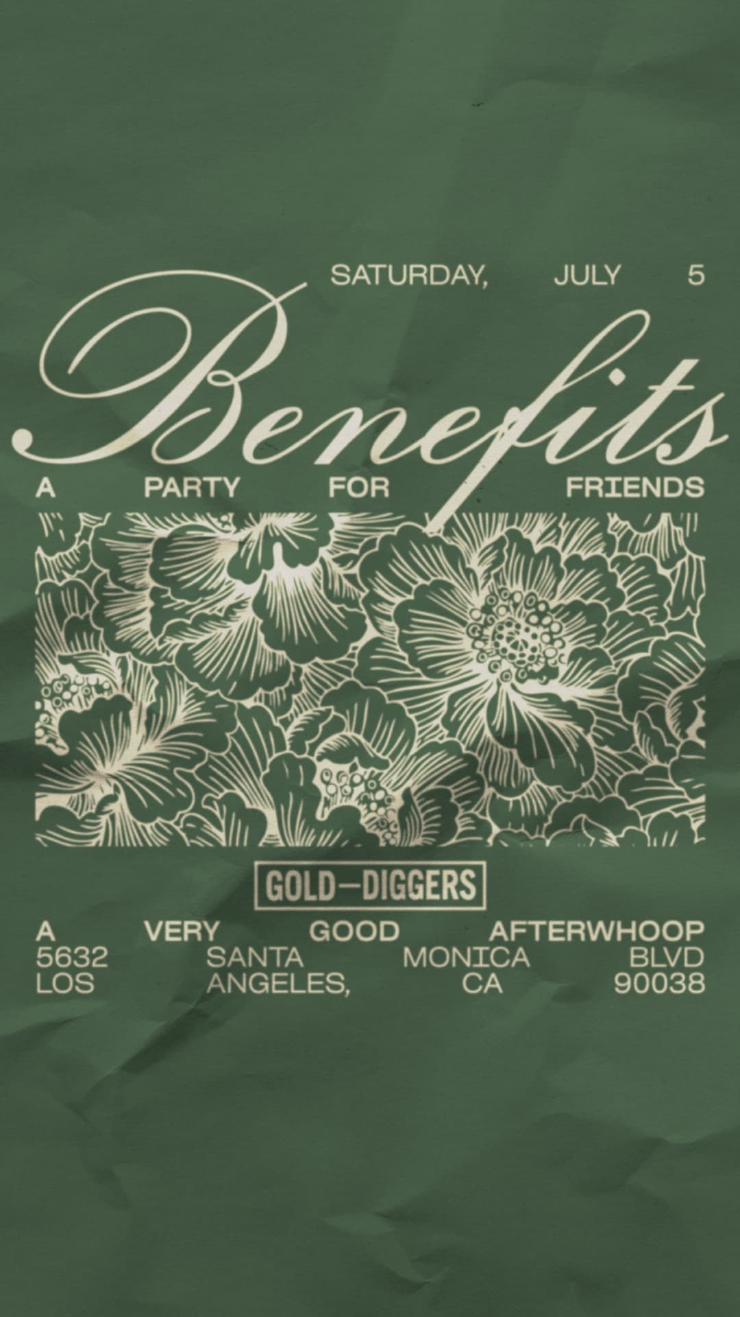 BENEFITS: A Party for Friends event image
