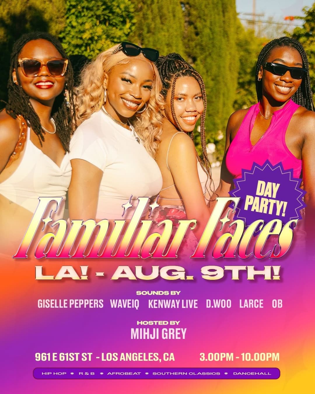 Familiar Faces Day Party: LA event image
