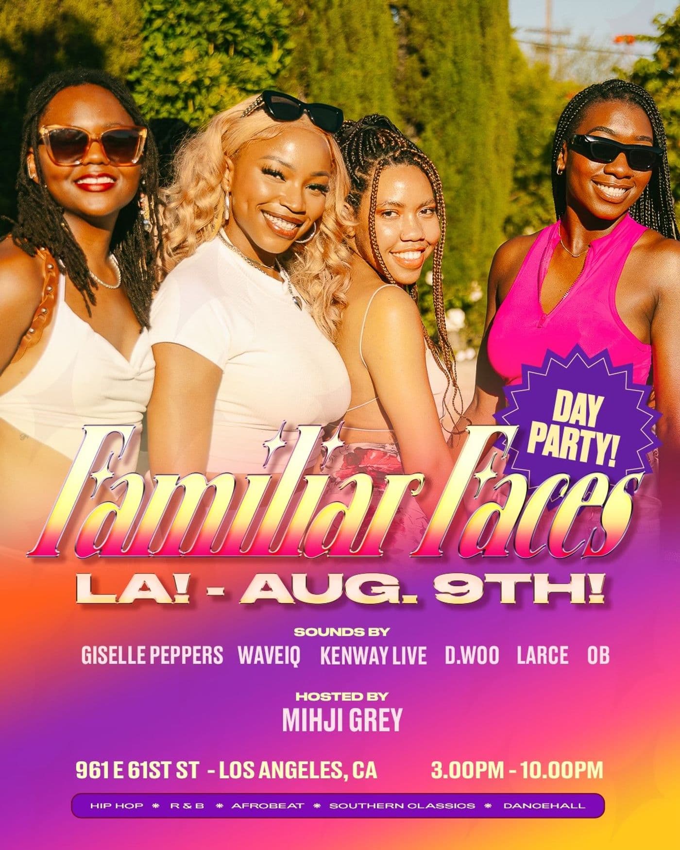 Familiar Faces Day Party: LA event image