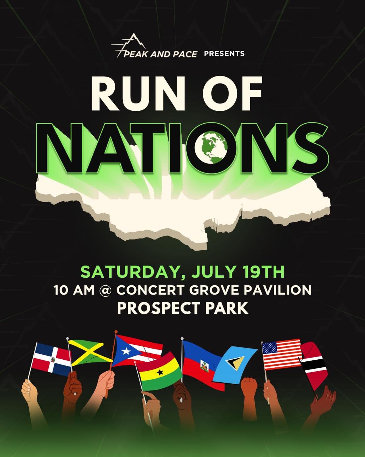 Peak And Pace - Run of Nations event image