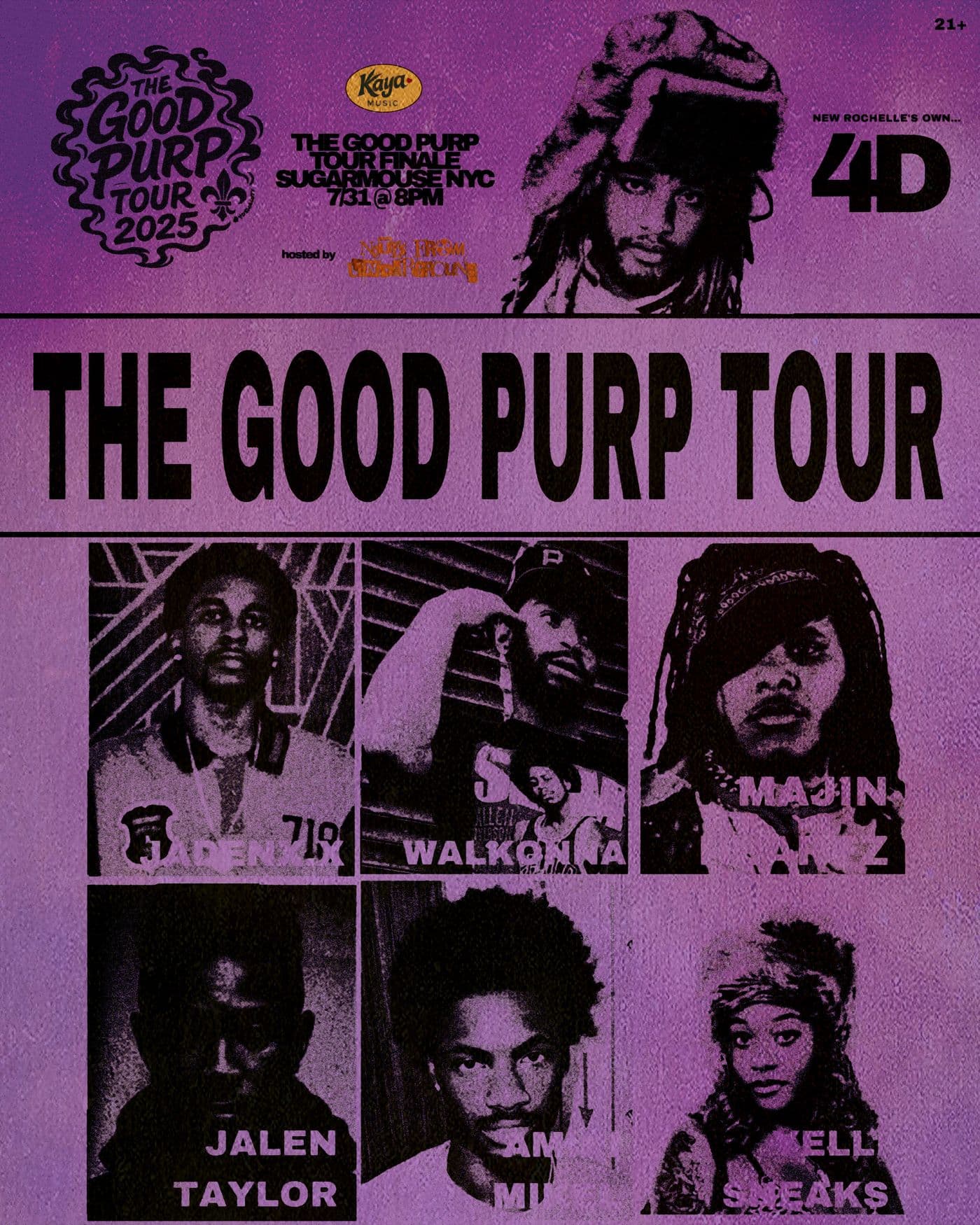 THE GOOD PURP TOUR FINALE💜 @ SUGARMOUSE NYC event image
