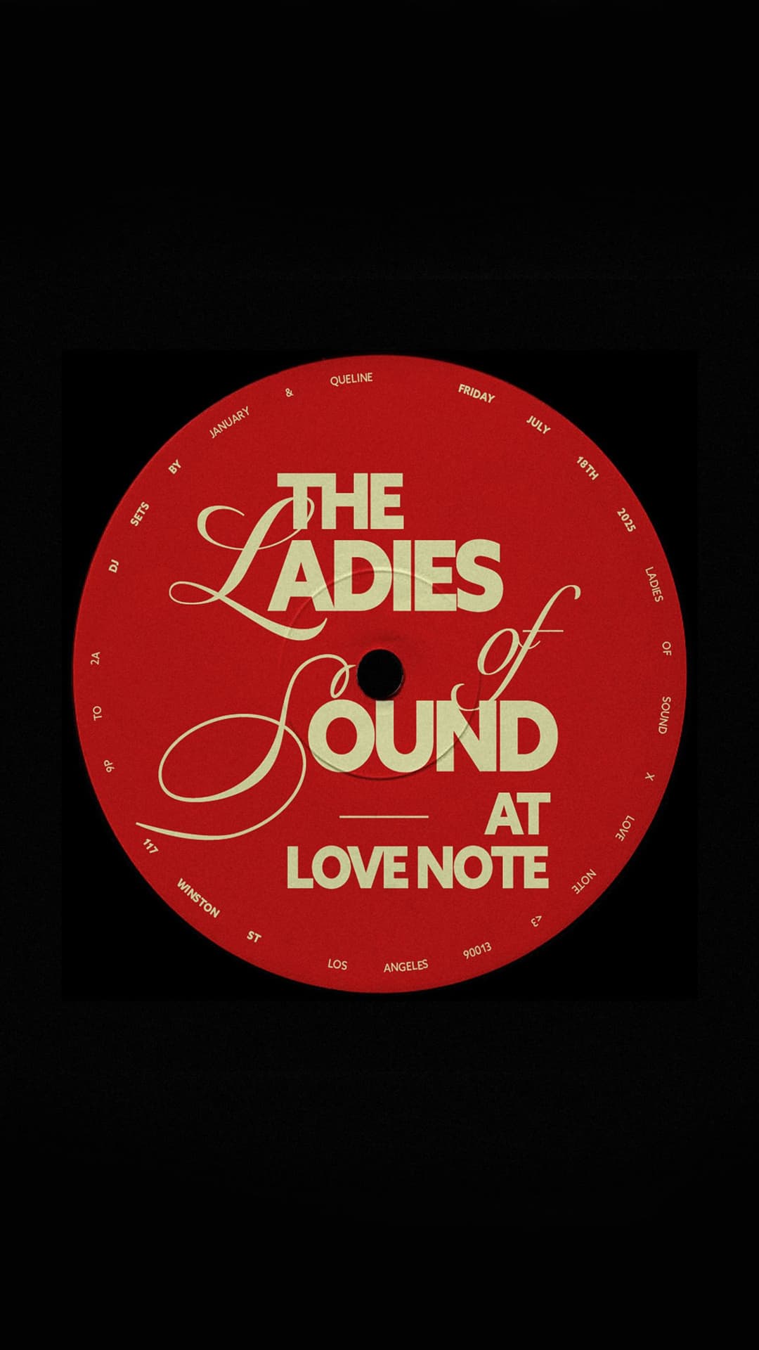 The Ladies of Sound Vinyl Night event image