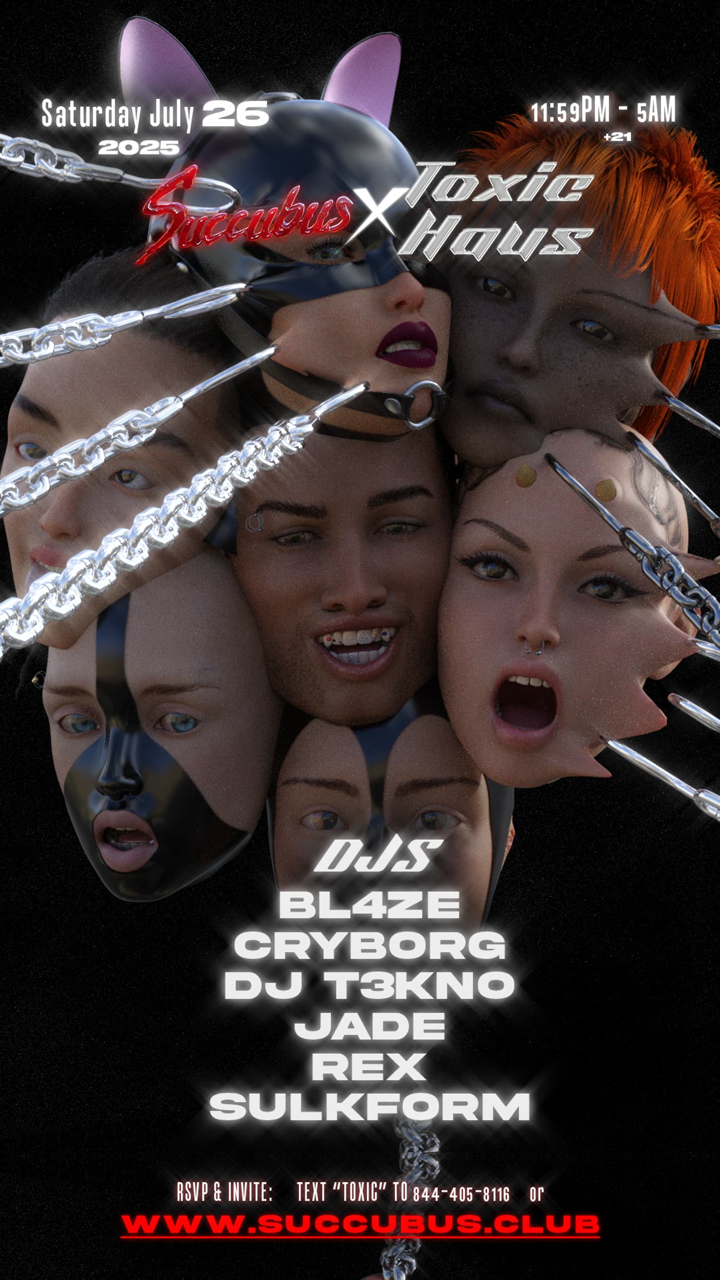 SUCCUBUS CLUB x TOXIC HAUS event image