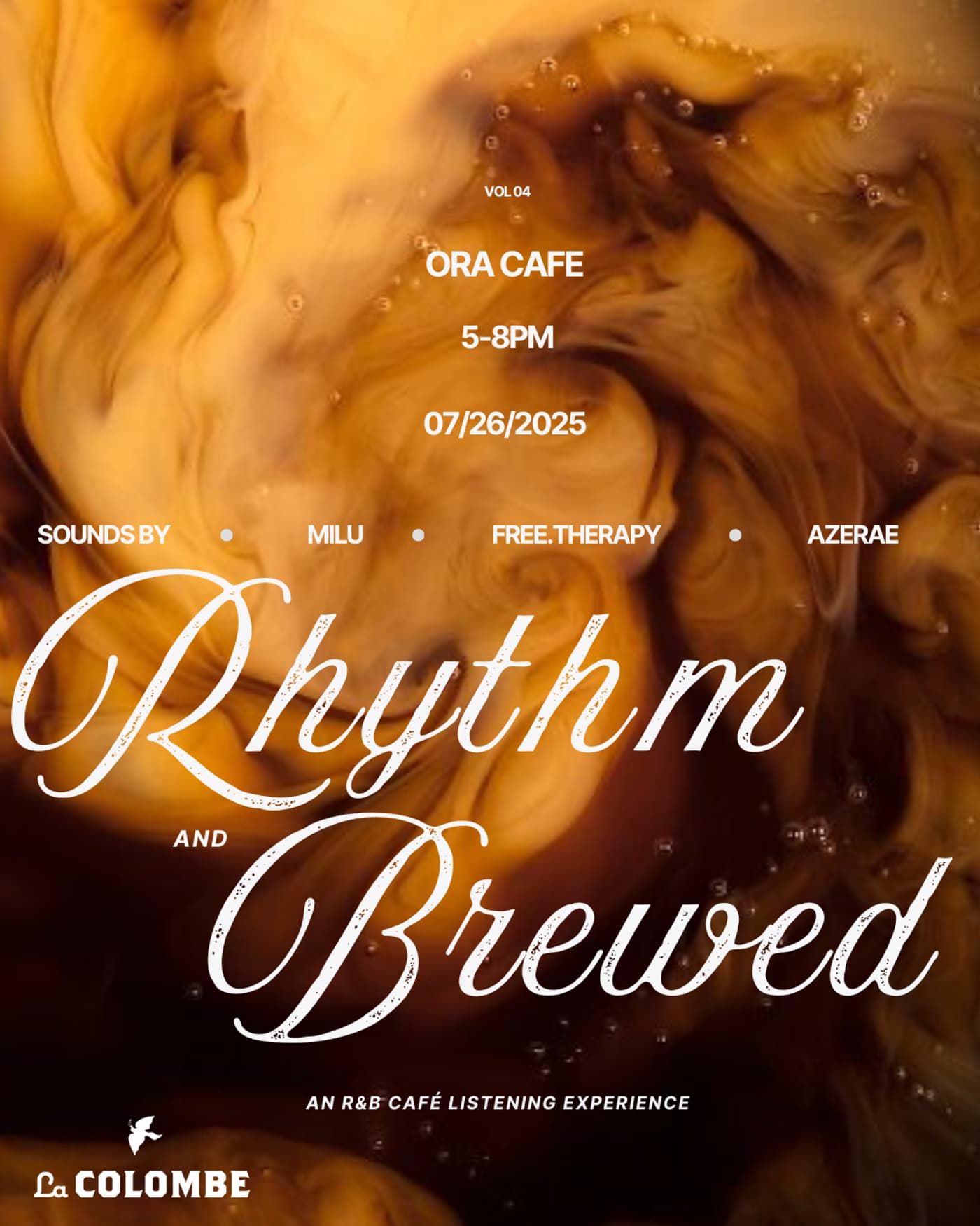 Rhythm & Brewed - R&B Cafe Experience event image