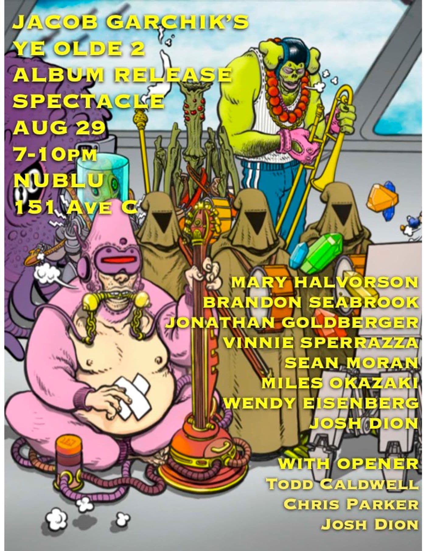 JACOB GARCHIK’S YE OLDE 2 ALBUM RELEASE SPECTACLE event image