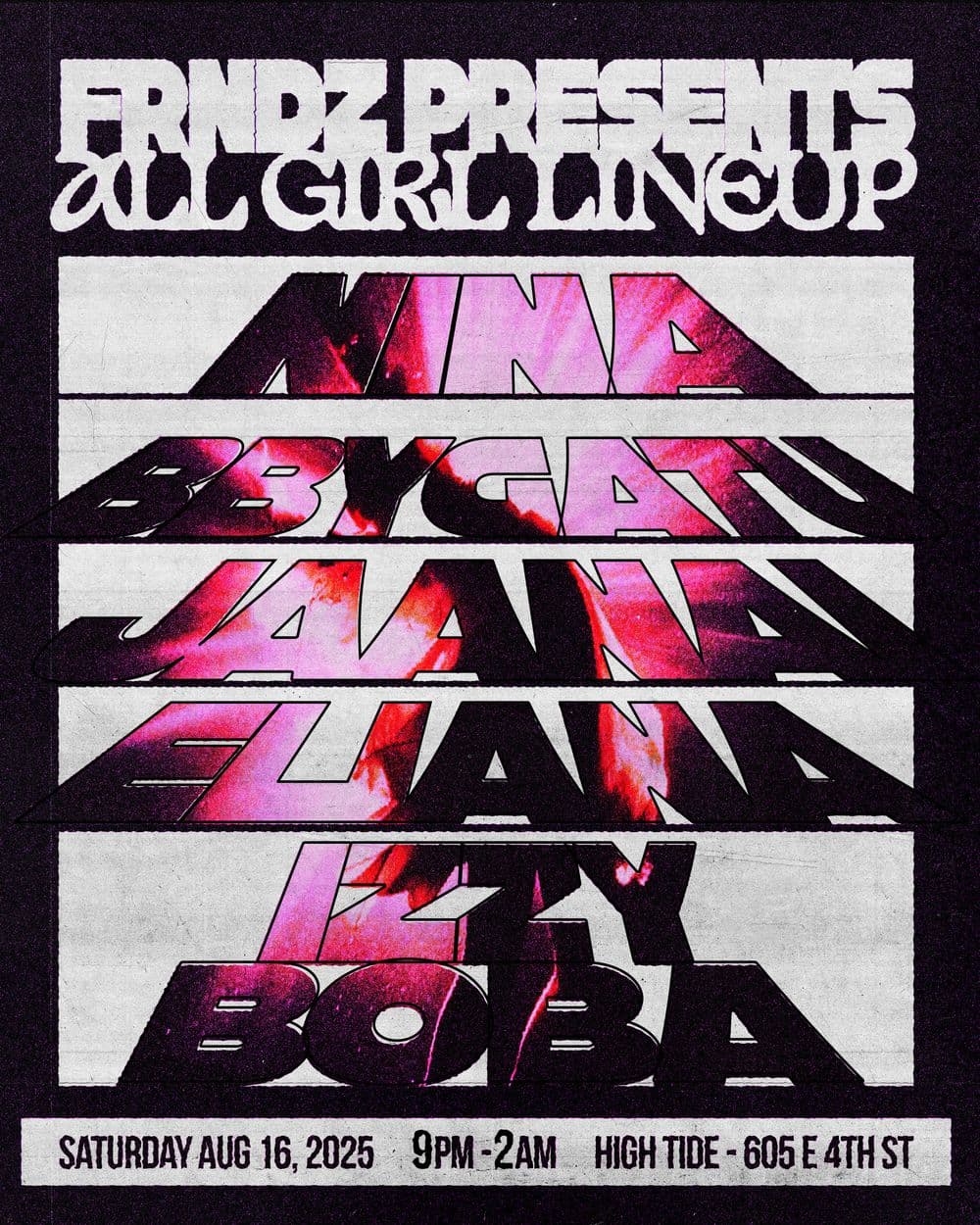 FRNDZ Presents - All Girl Lineup event image