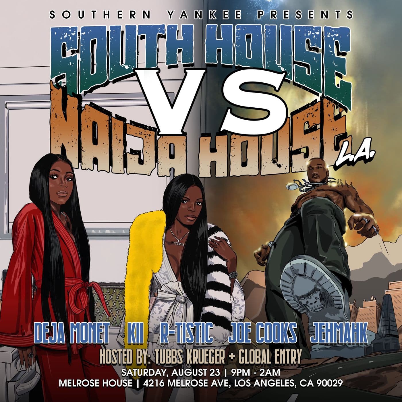 🏡 South House vs 🇳🇬 Naija House - LA event image
