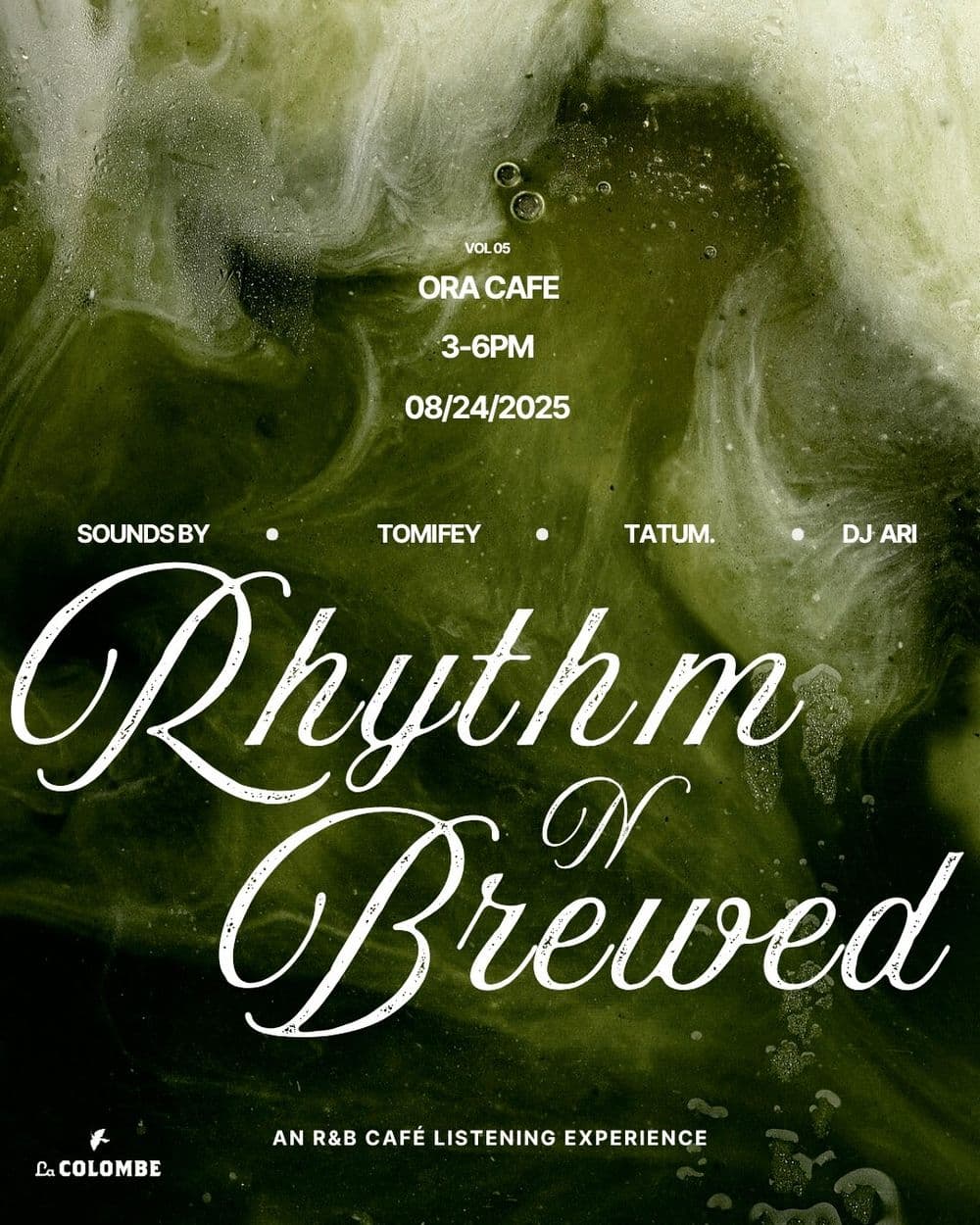 Rhythm & Brewed - R&B Cafe Experience event image